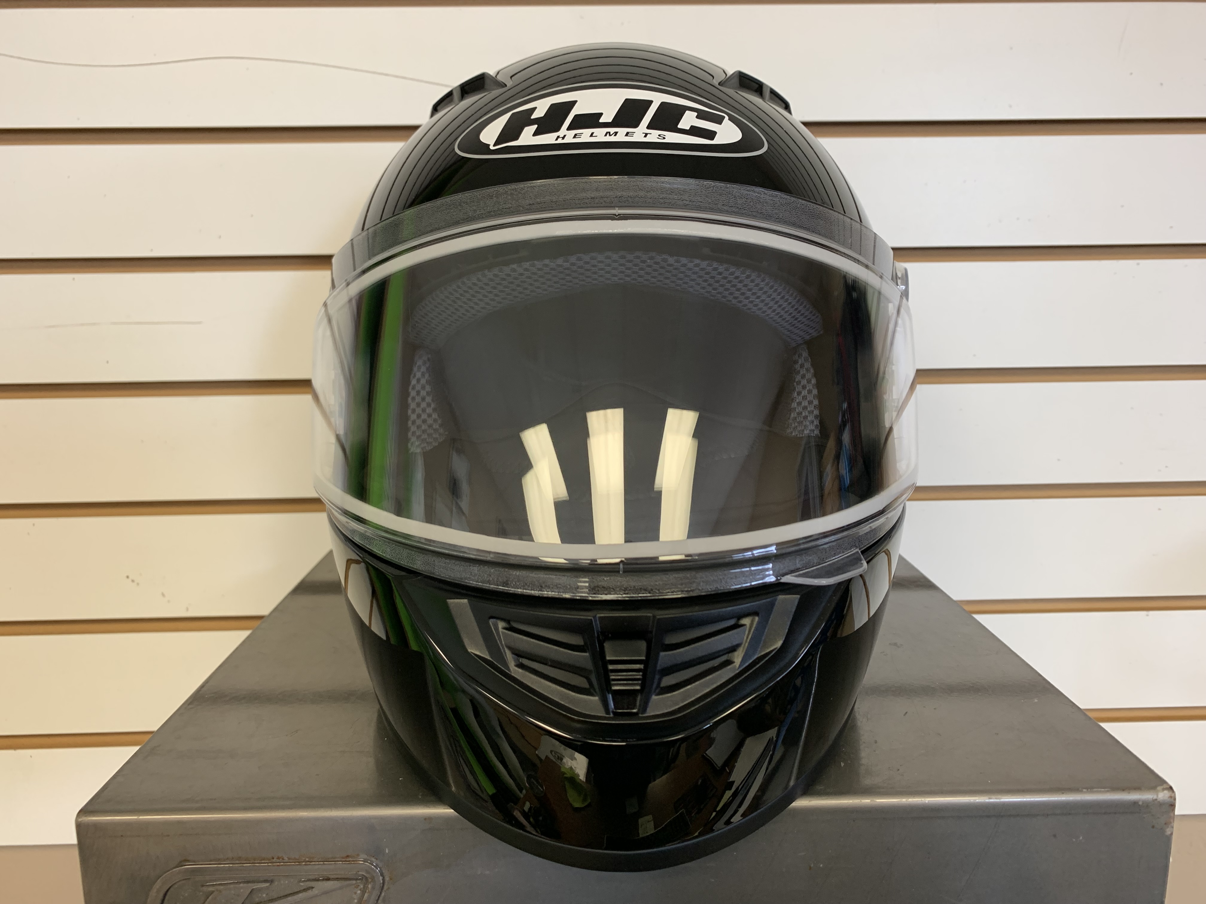 HJC CS-R3 Snow Black Size Medium - Used w/ Blemishes