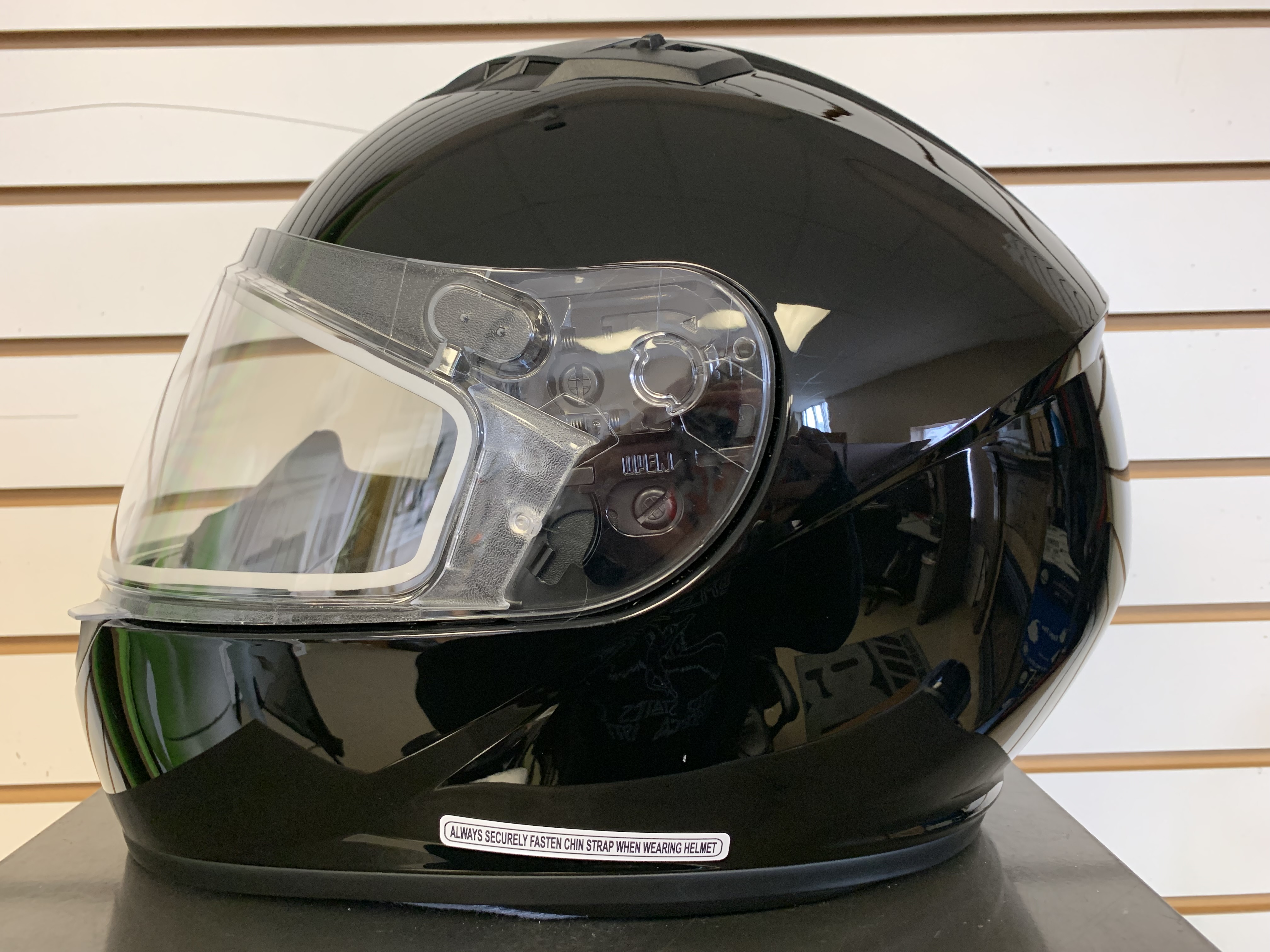 HJC CS-R3 Snow Black Size Medium - Used w/ Blemishes