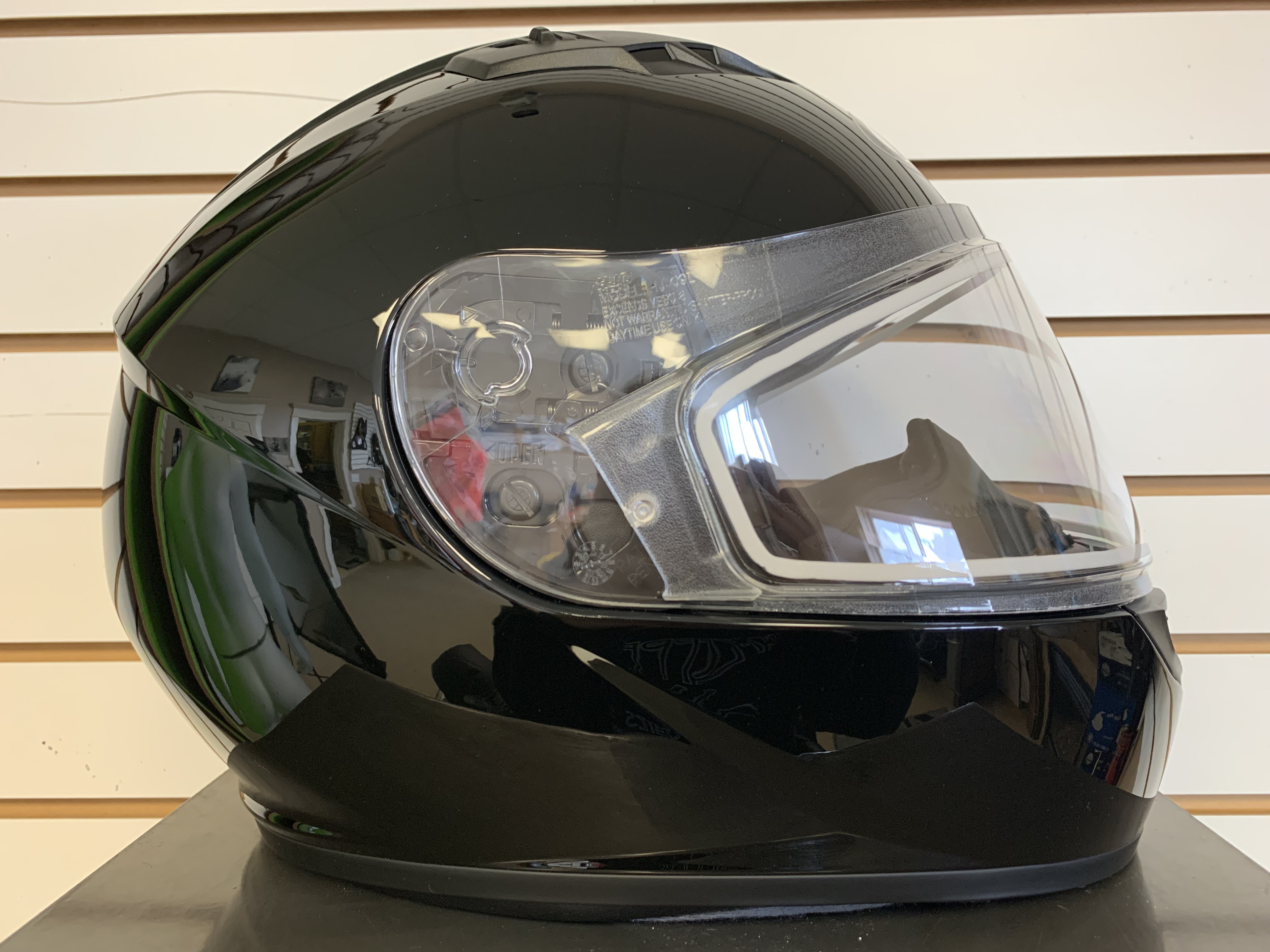 HJC CS-R3 Snow Black Size Medium - Used w/ Blemishes