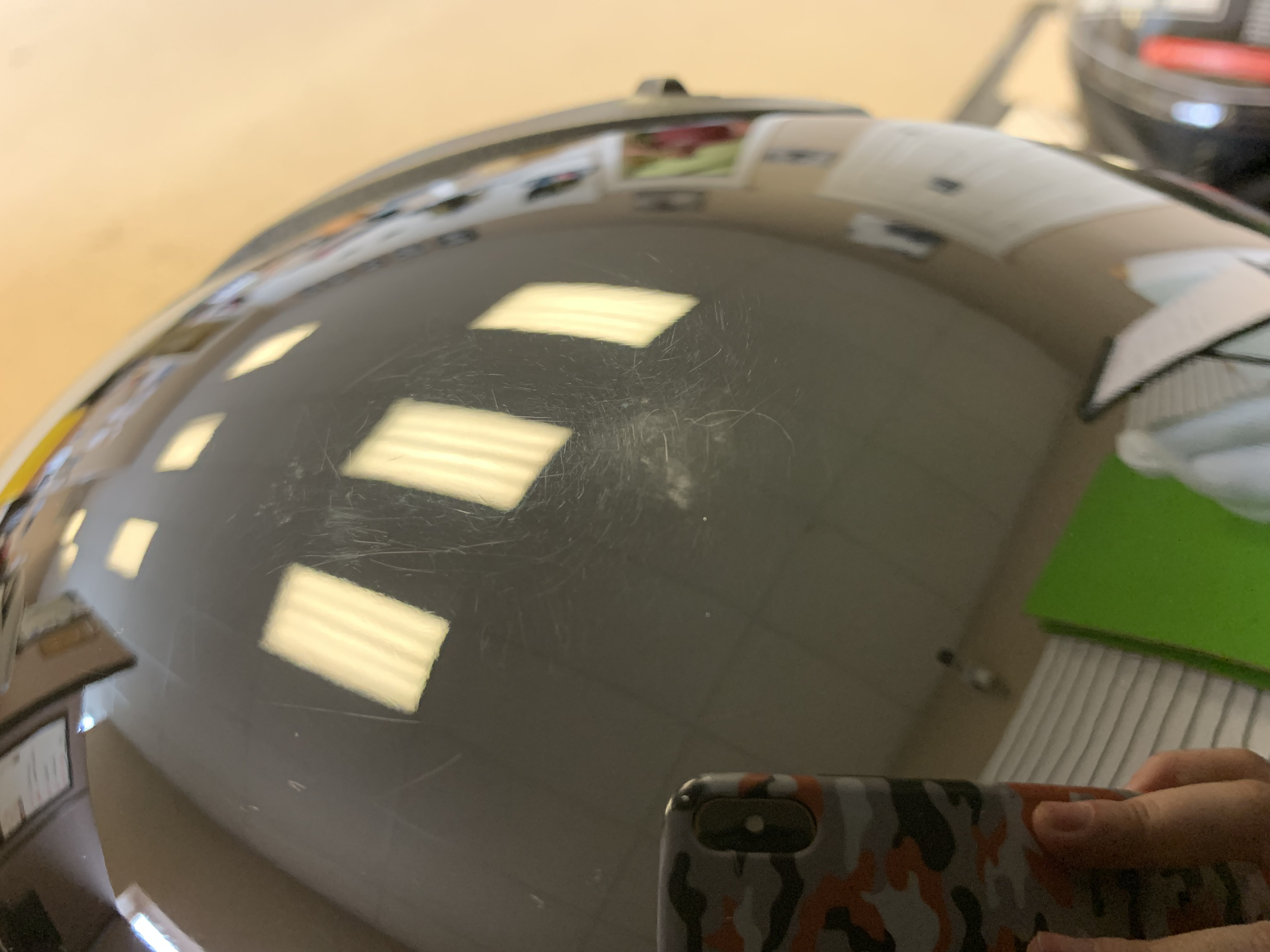 HJC CS-R3 Snow Black Size Medium - Used w/ Blemishes