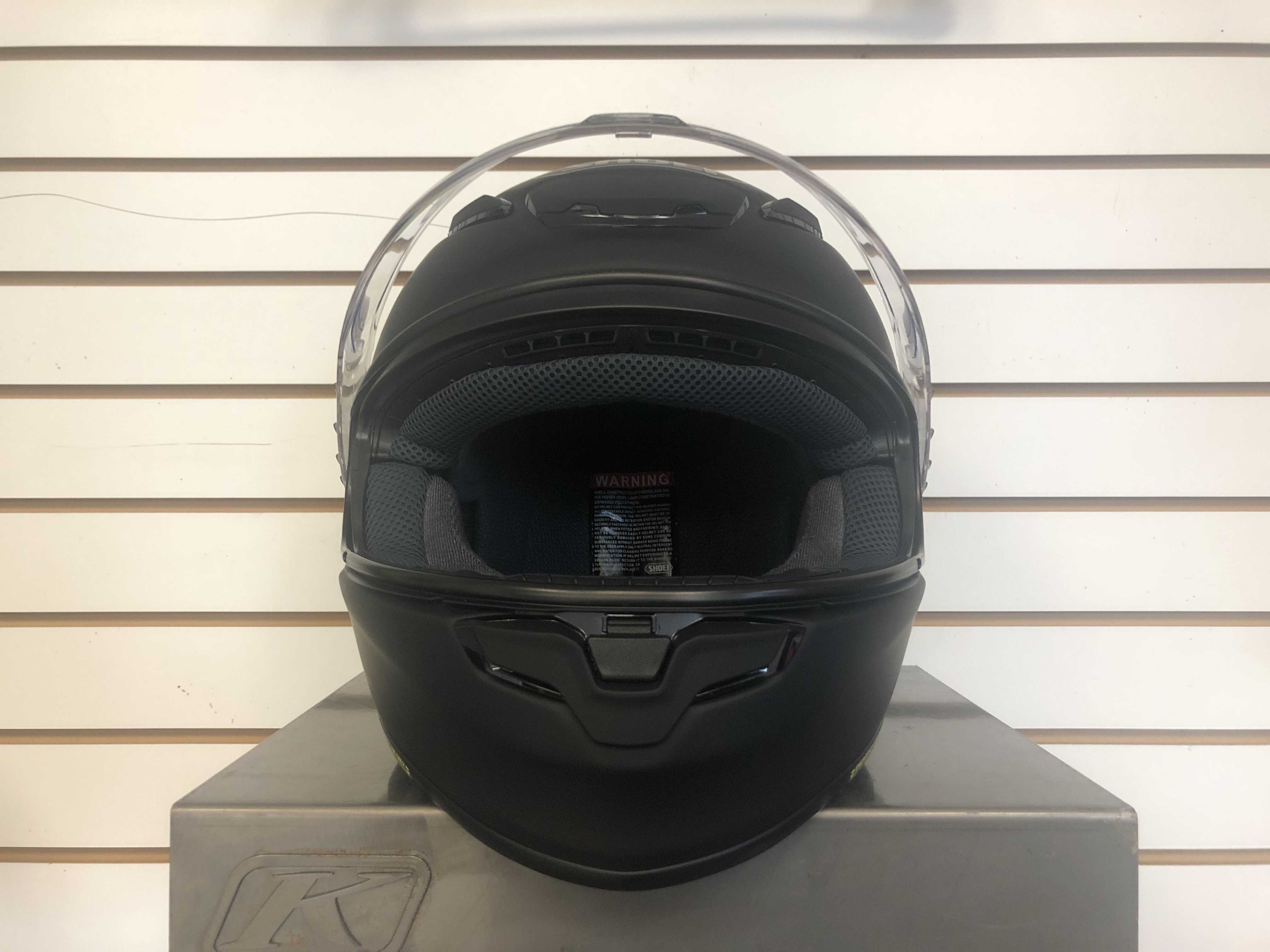 Shoei RF-1400 Full-Face Motorcycle Helmet MATTE BLACK 2X-Large - Demo Model