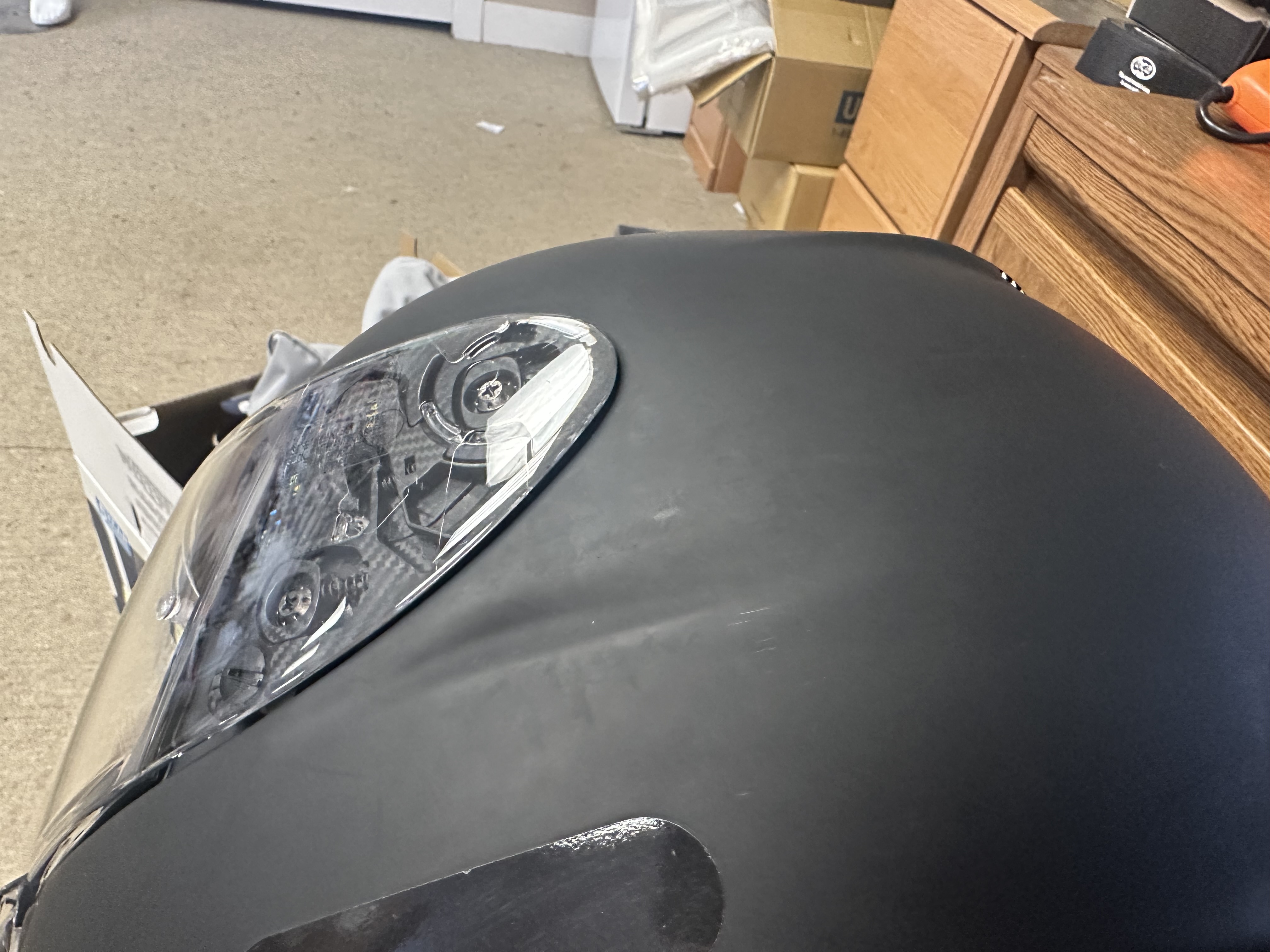 SHOEI RF-SR MATTE BLACK XLG - Blemished