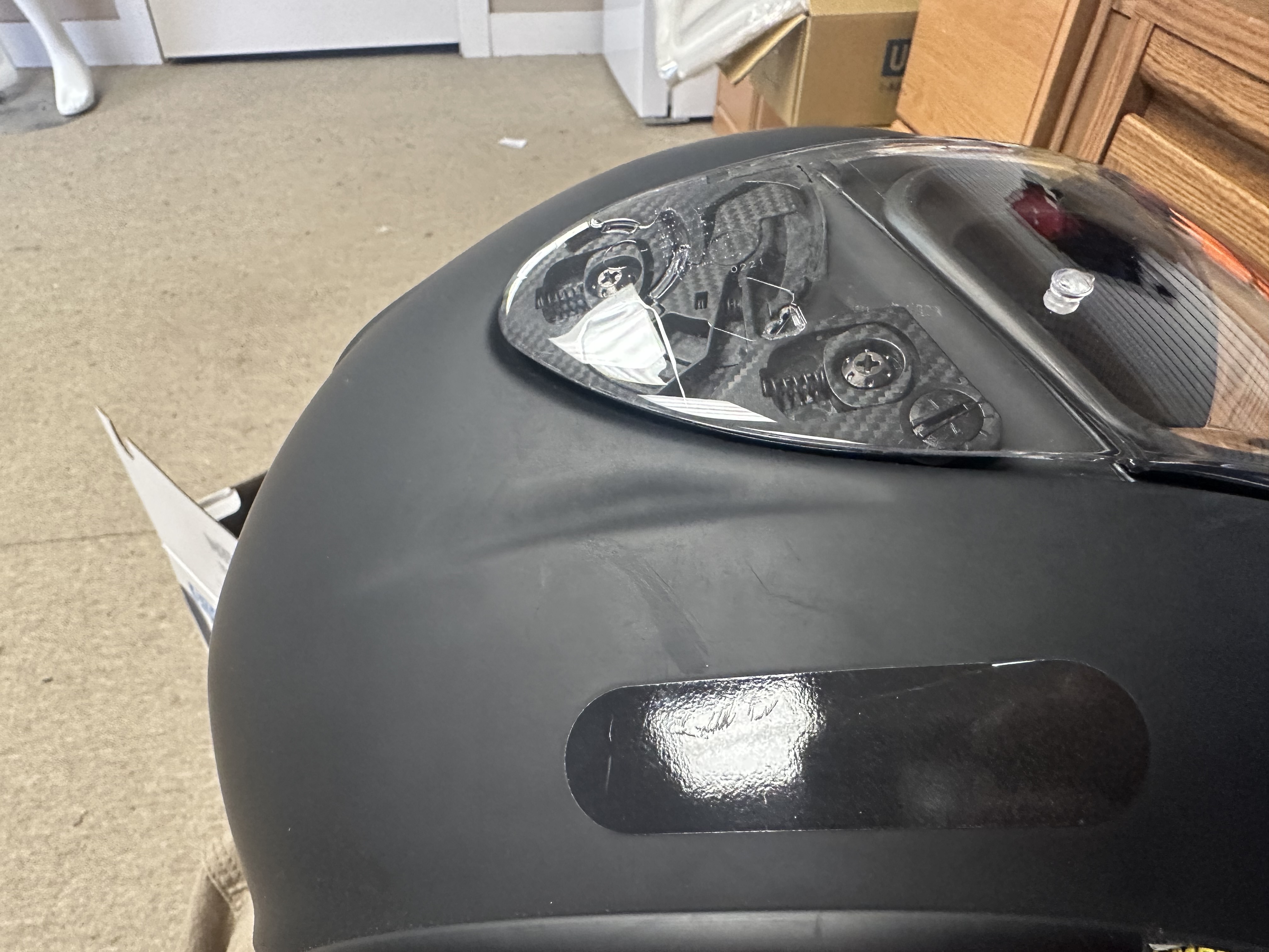 SHOEI RF-SR MATTE BLACK XLG - Blemished