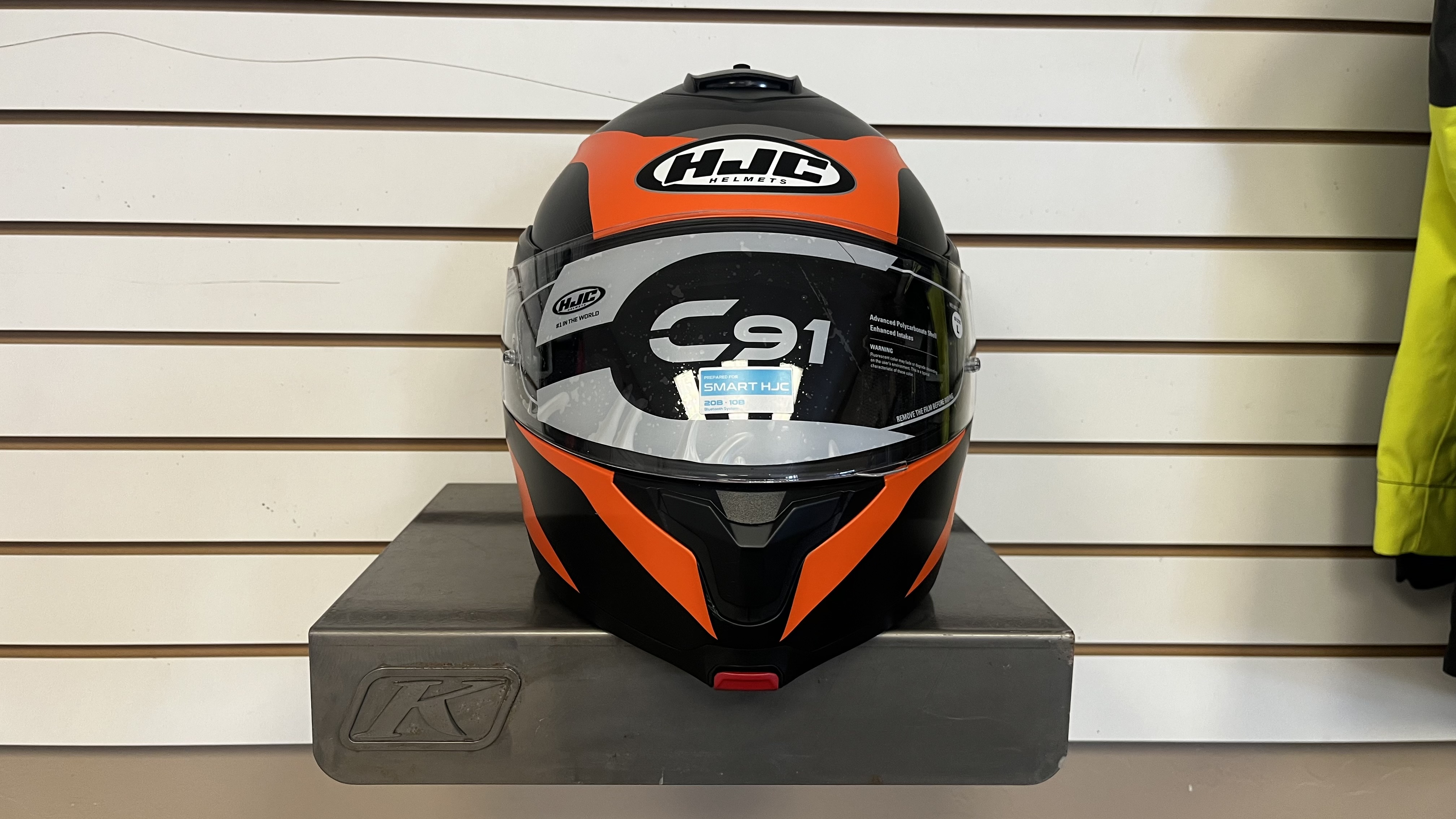 HJC Helmet C91 Taly Mc7 Semi-Flat, Size Large, Minor Blemishes, Used