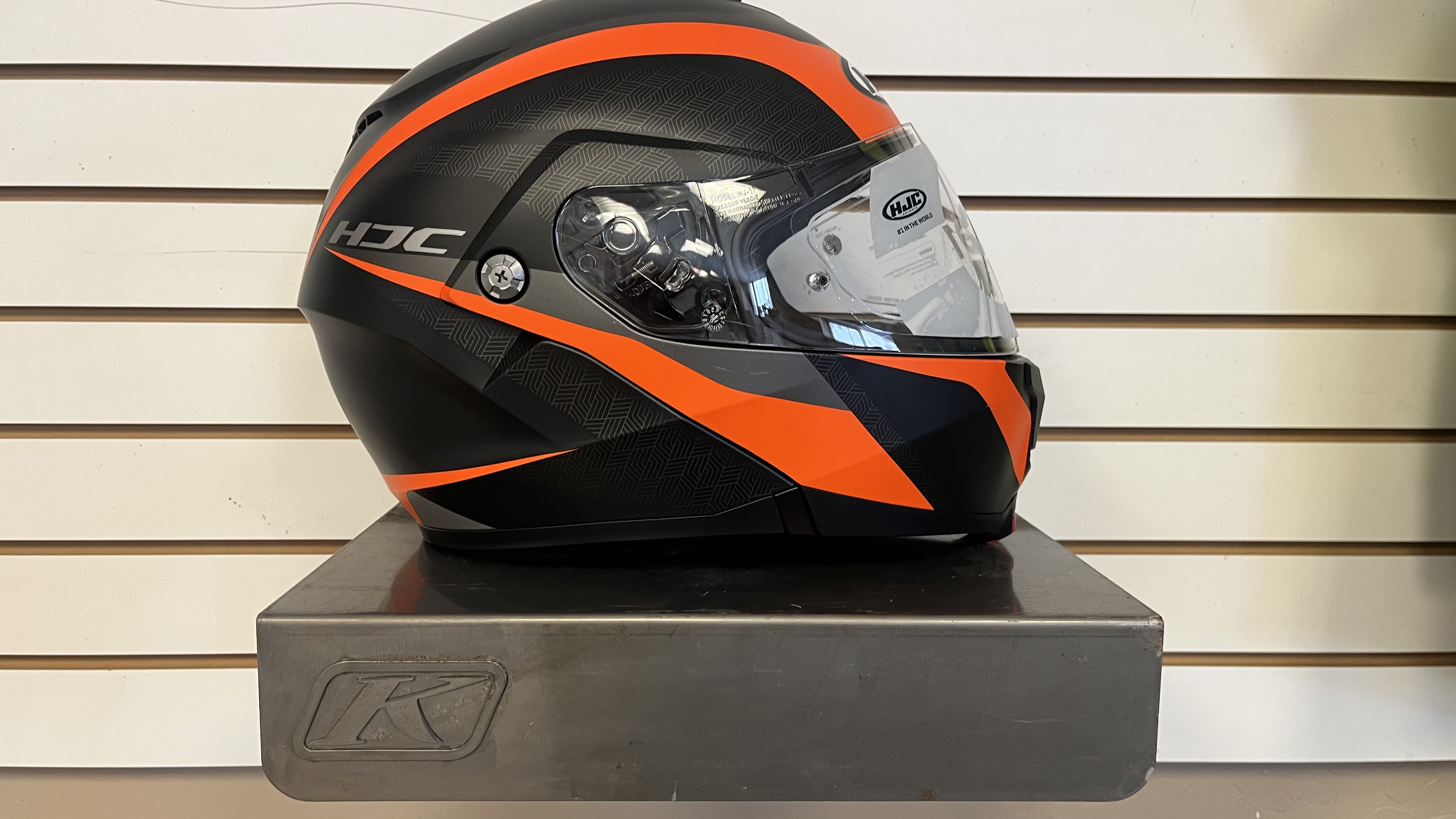 HJC Helmet C91 Taly Mc7 Semi-Flat, Size Large, Minor Blemishes, Used