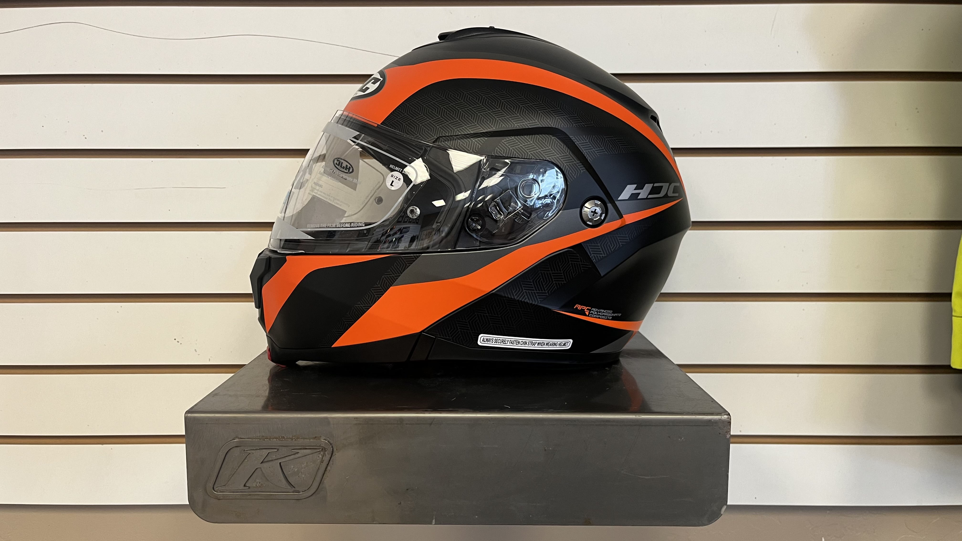 HJC Helmet C91 Taly Mc7 Semi-Flat, Size Large, Minor Blemishes, Used