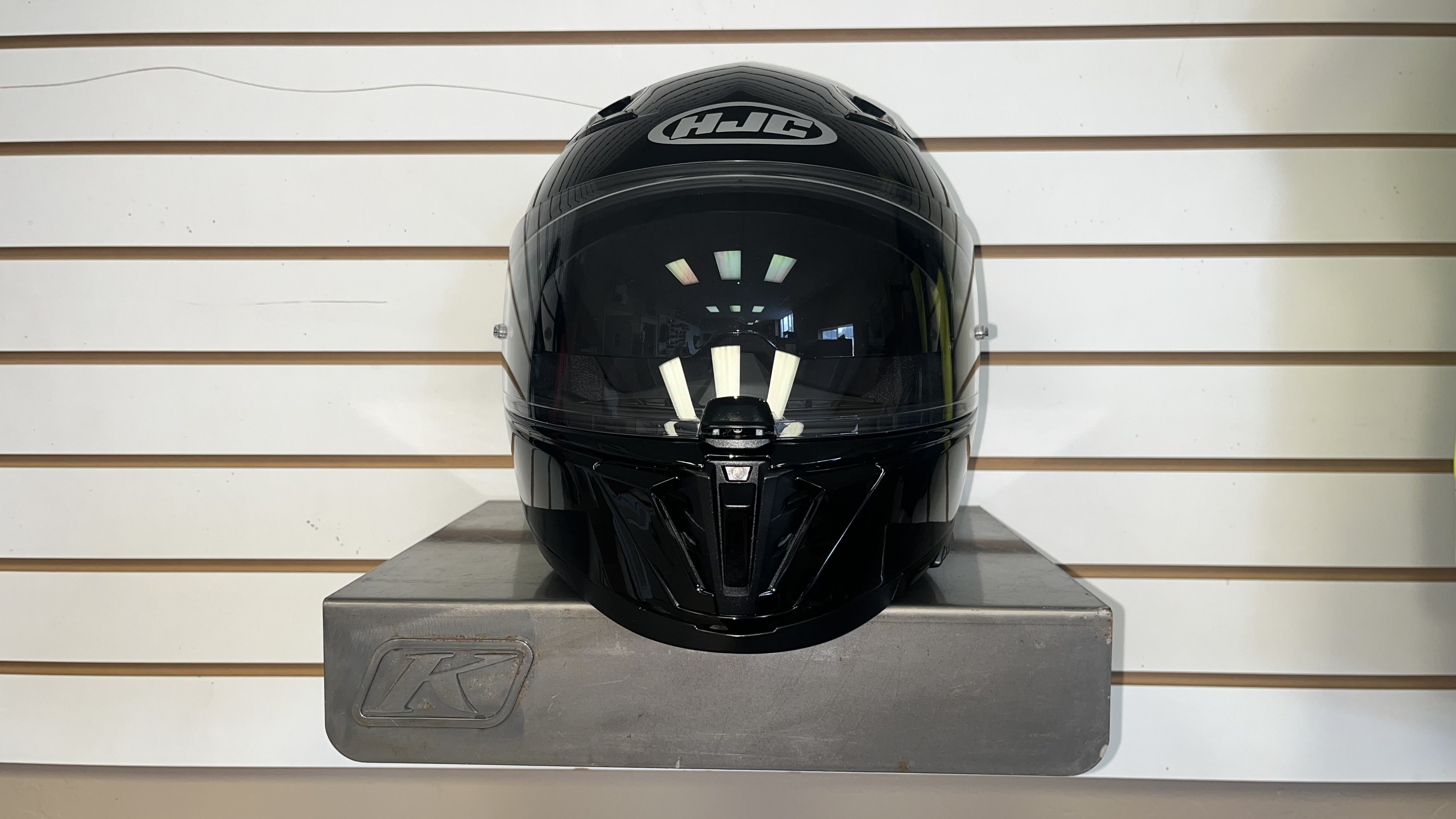 HJC i70 Motorcycle Helmet (Large) (Black) - Used 