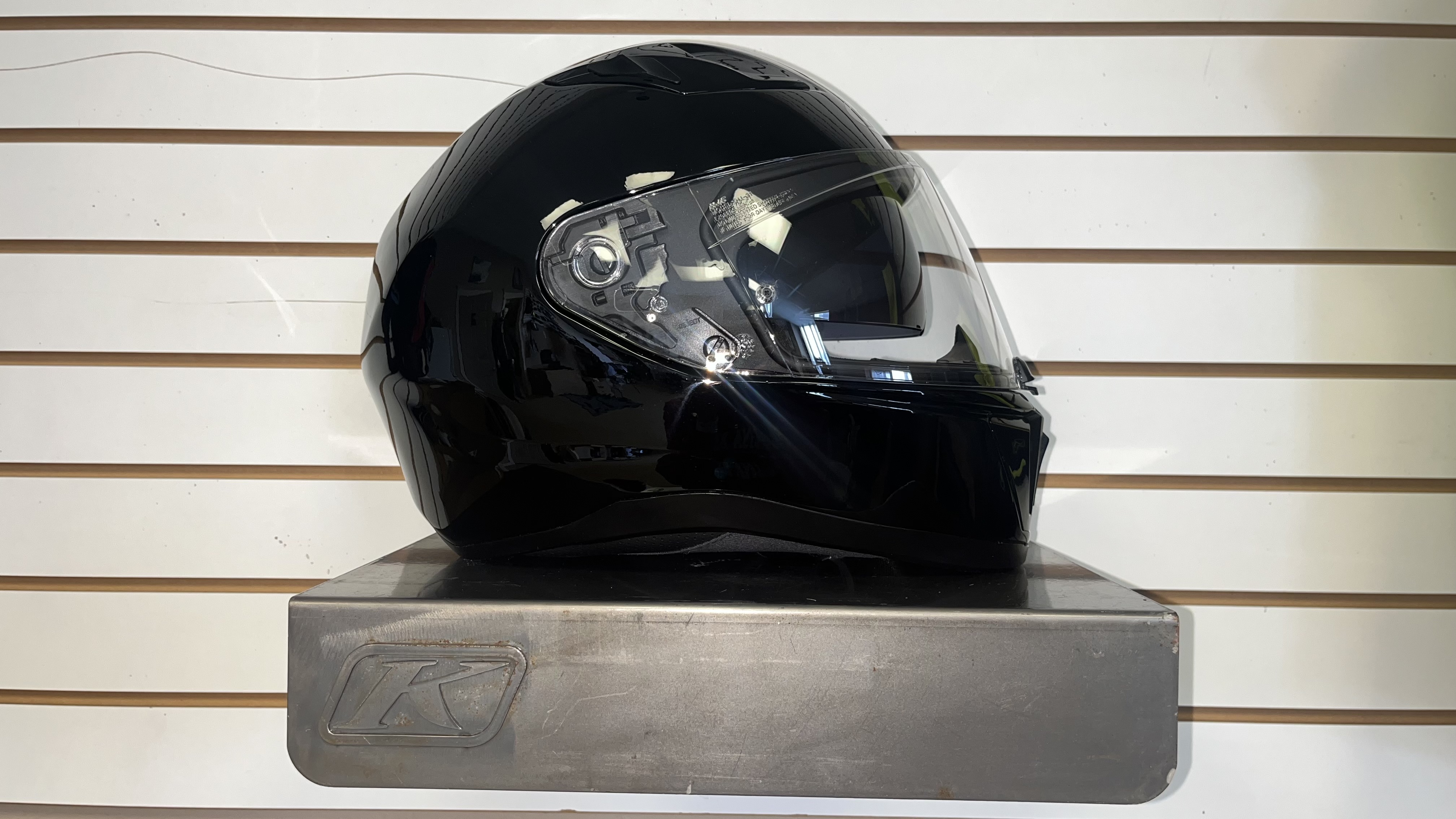 HJC i70 Motorcycle Helmet (Large) (Black) - Used 