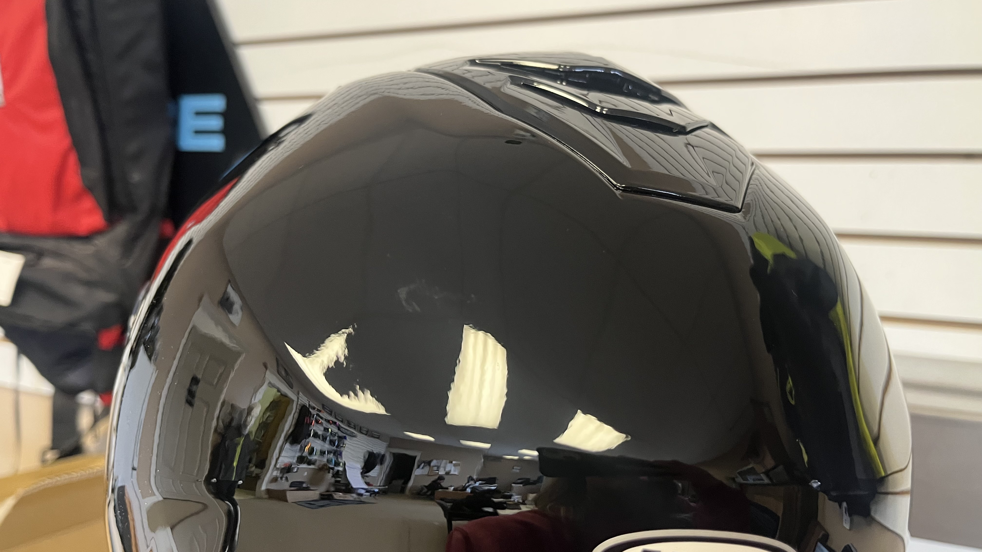 HJC i70 Motorcycle Helmet (Large) (Black) - Used 