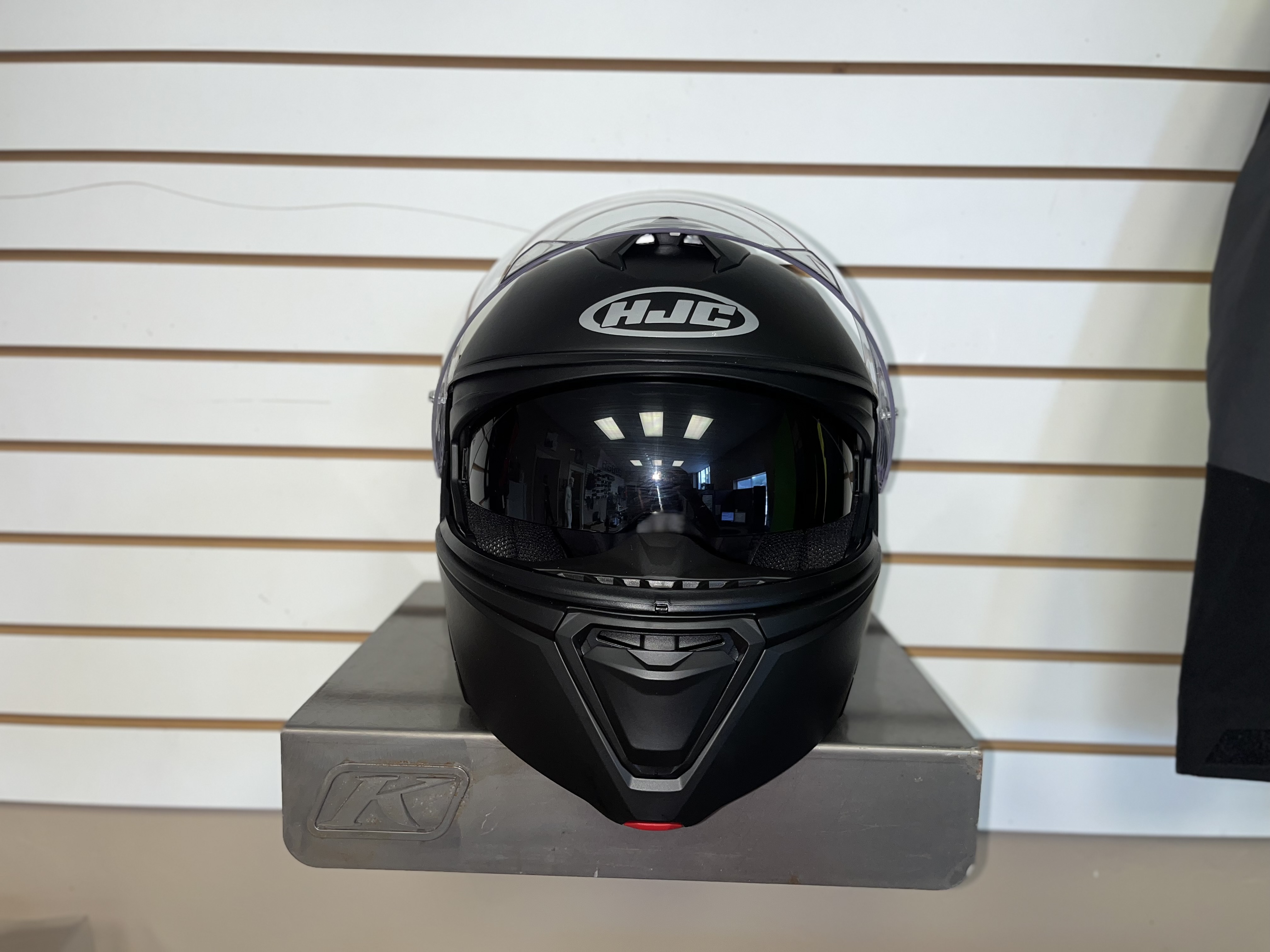 HJC i90 SEMI-FLAT BLACK (MEDIUM) - USED 