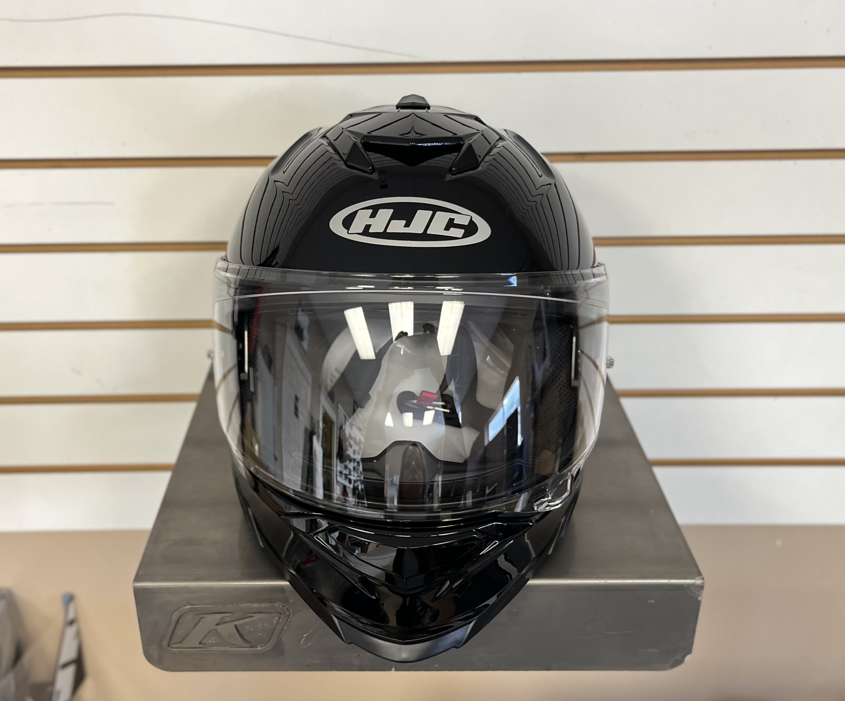 HJC i71 Men's Street Motorcycle Helmet - Black/Large - Display