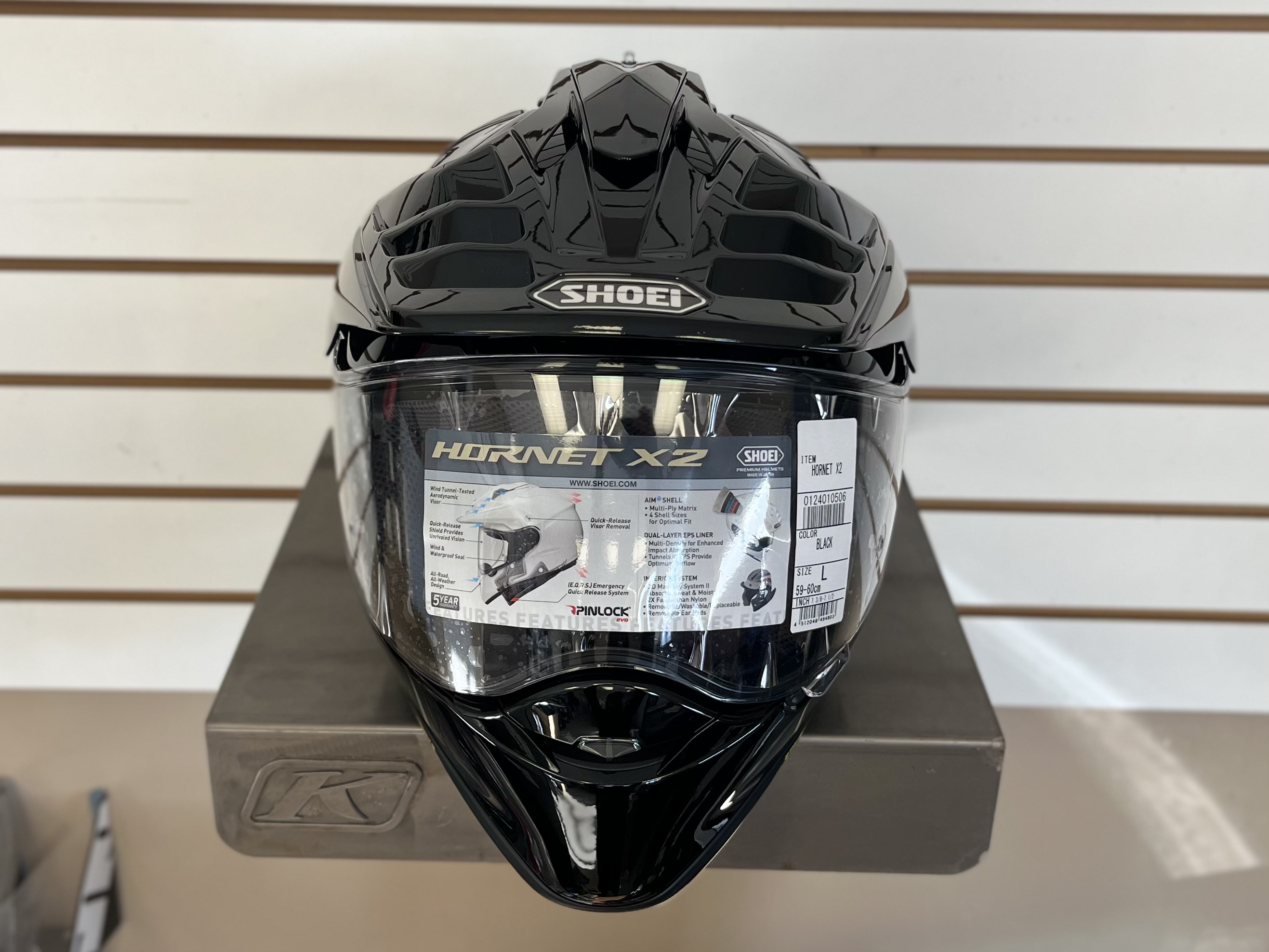 Shoei Hornet X2 Helmet (Black) (Large) - Display Model - SnowBigDeal
