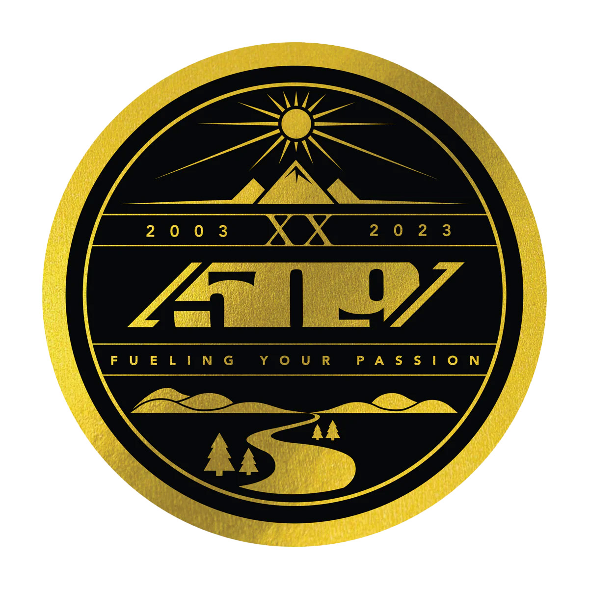 509 20 Years Of Evolution Sticker - Black Gold [Limited Edition]