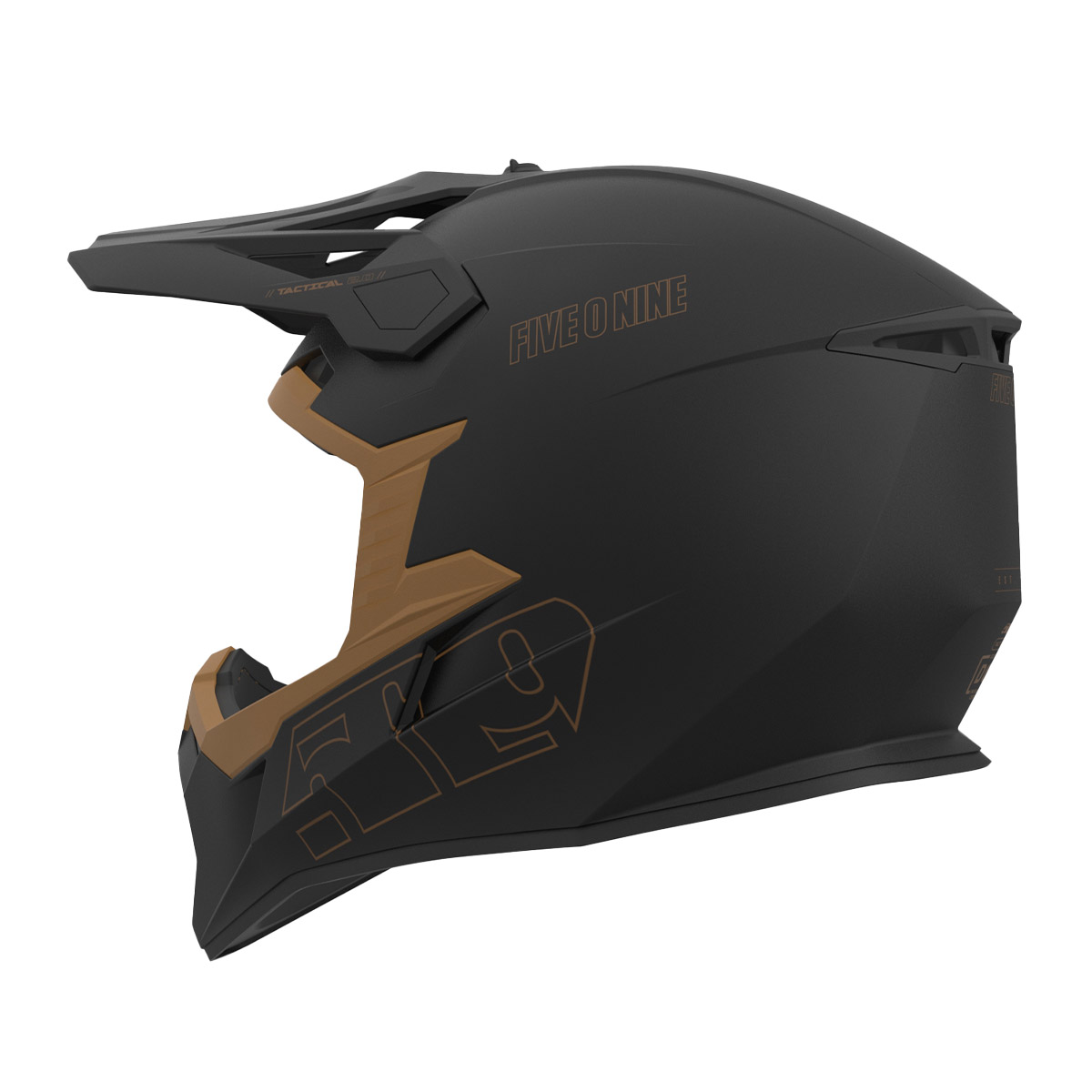 グミッツェル 509 Tactical 2.0 Helmet - Black Gum [Limited Edition] | SnowBigDeal