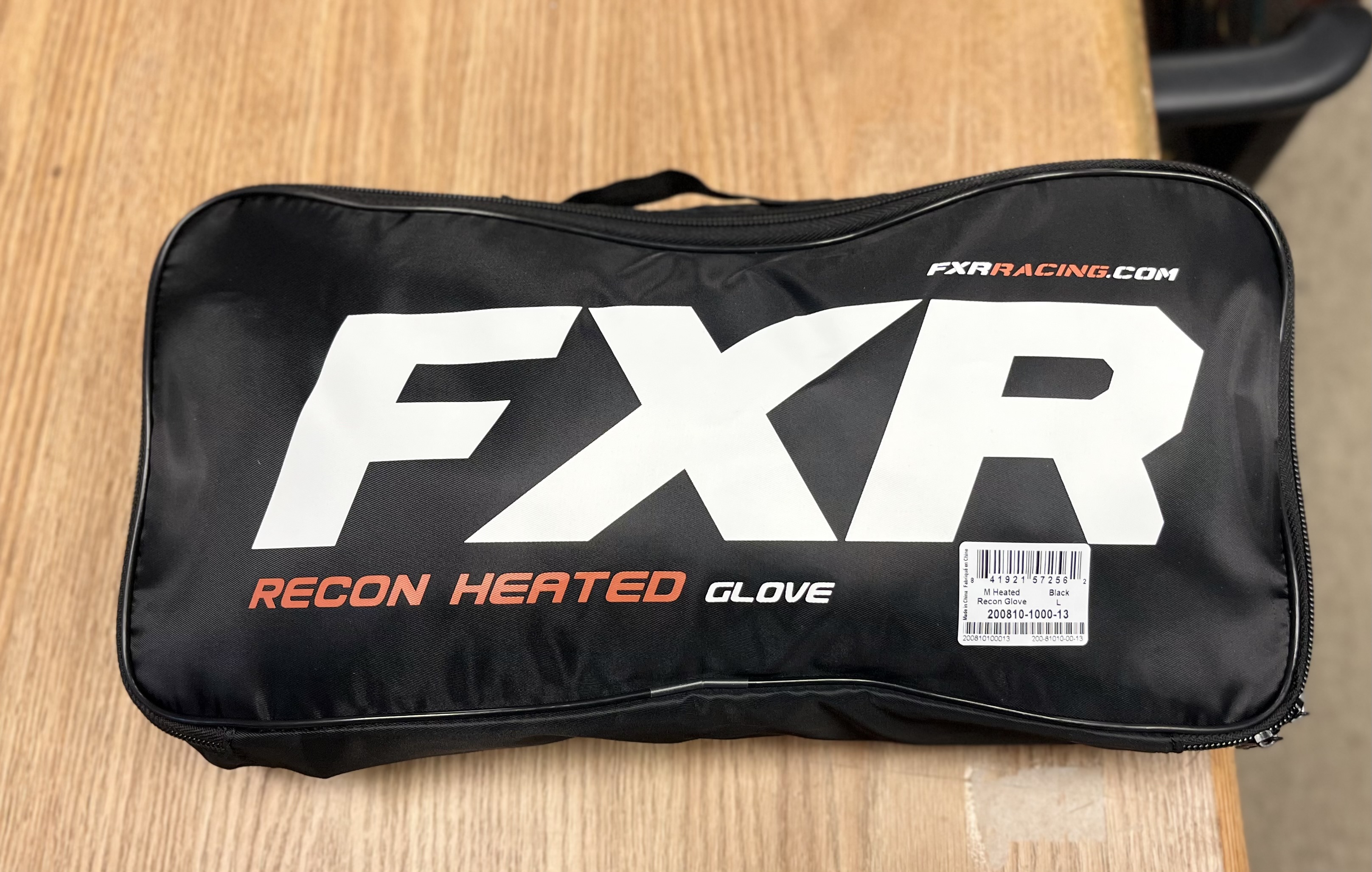 FXR Men's Heated Recon Glove 20 - Black (Large) - Used