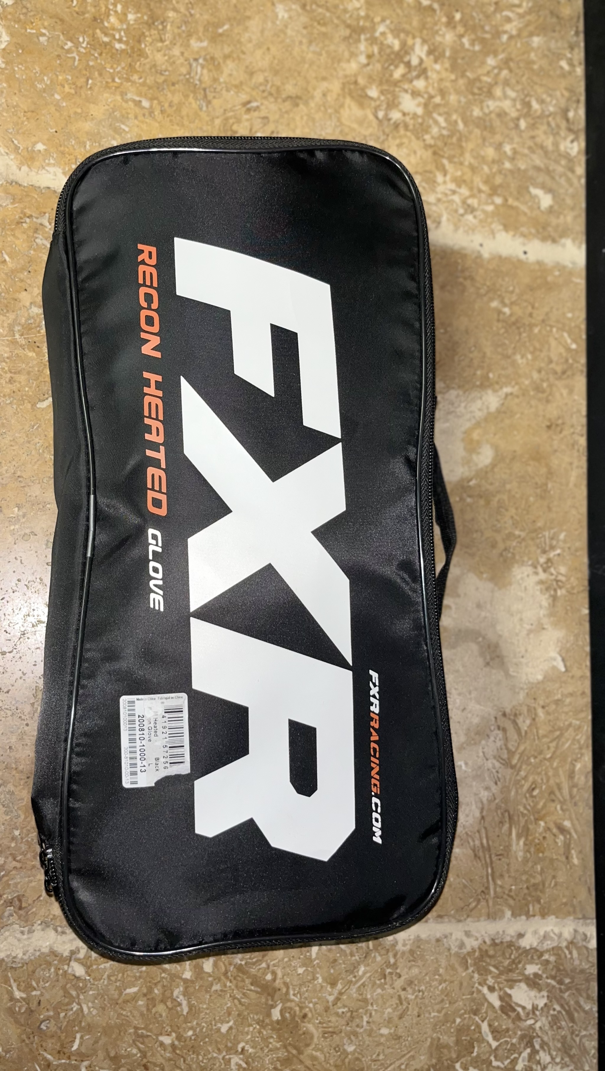 FXR Men's Heated Recon Glove 20 Black (Size Large) - Used