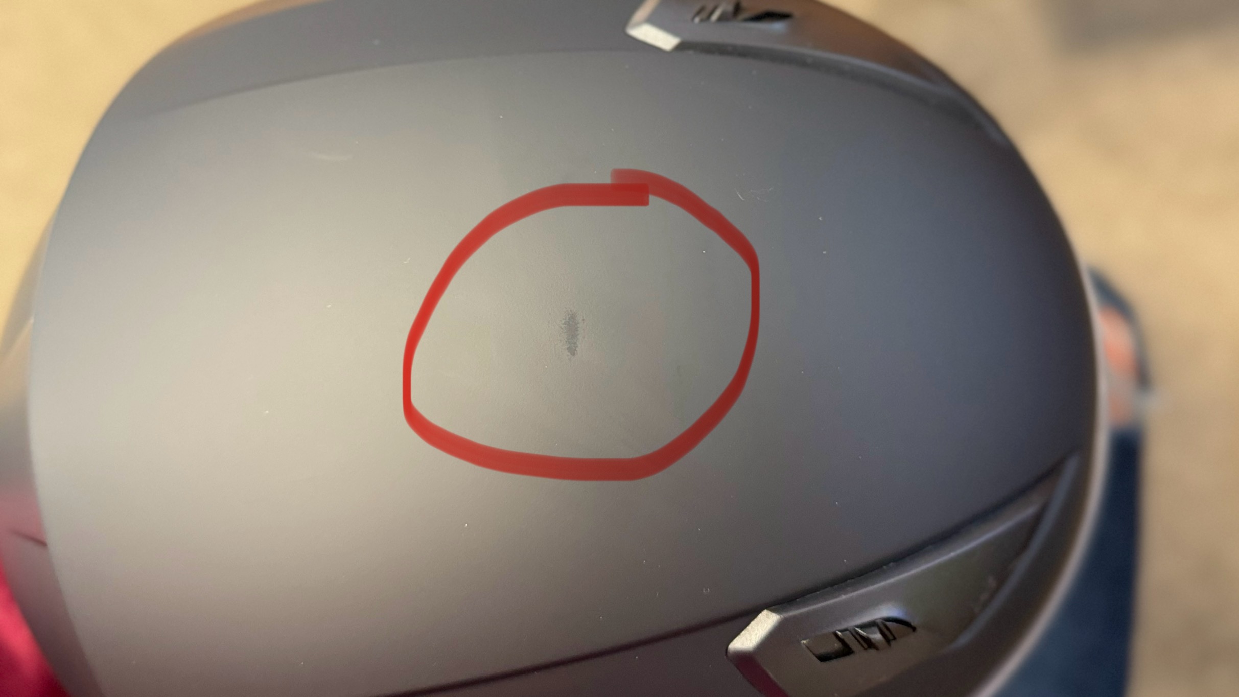 HJC CS-R3 SNOW MATTE BLACK MOTORCYCLE HELMET (MEDIUM) - DISPLAY MODEL