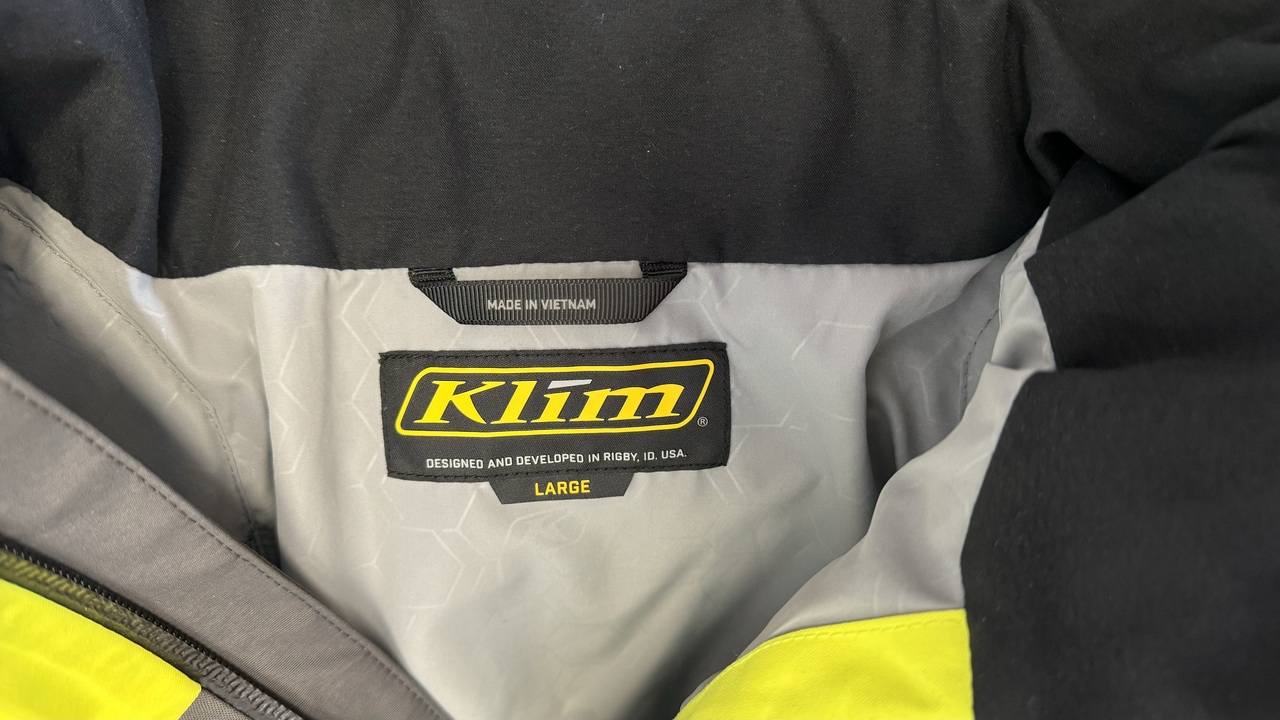 KLIM STORM JACKET ASPHALT - HI VIS (LARGE) - DISPLAY MODEL 