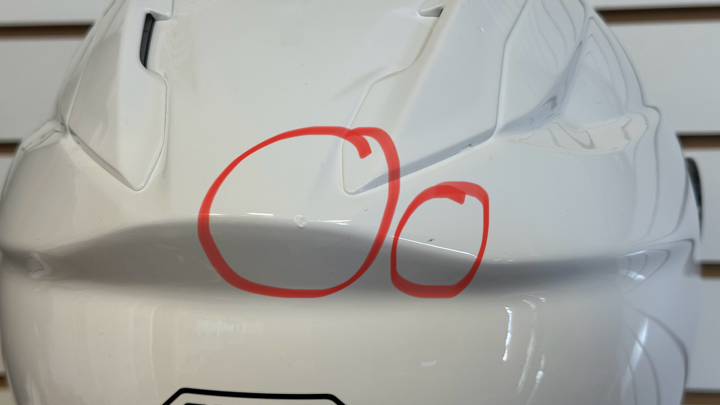 SHOEI GT-AIR II WHITE (LARGE) - DISPLAY MODEL