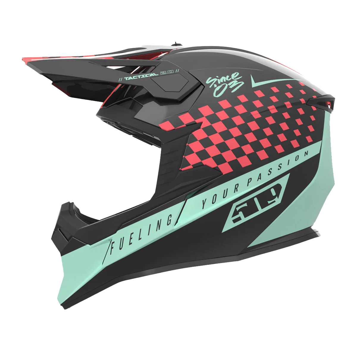 509 Tactical 2.0 Enduro Helmet - Speedsta Coral | Offroad Helmet