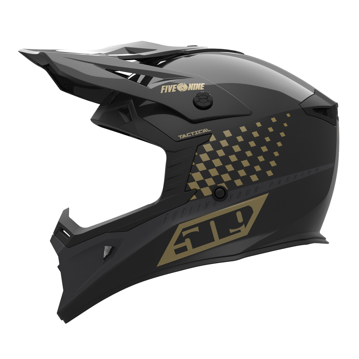 509 Tactical Offroad Helmet - Speedsta Black Gold [Limited Edition