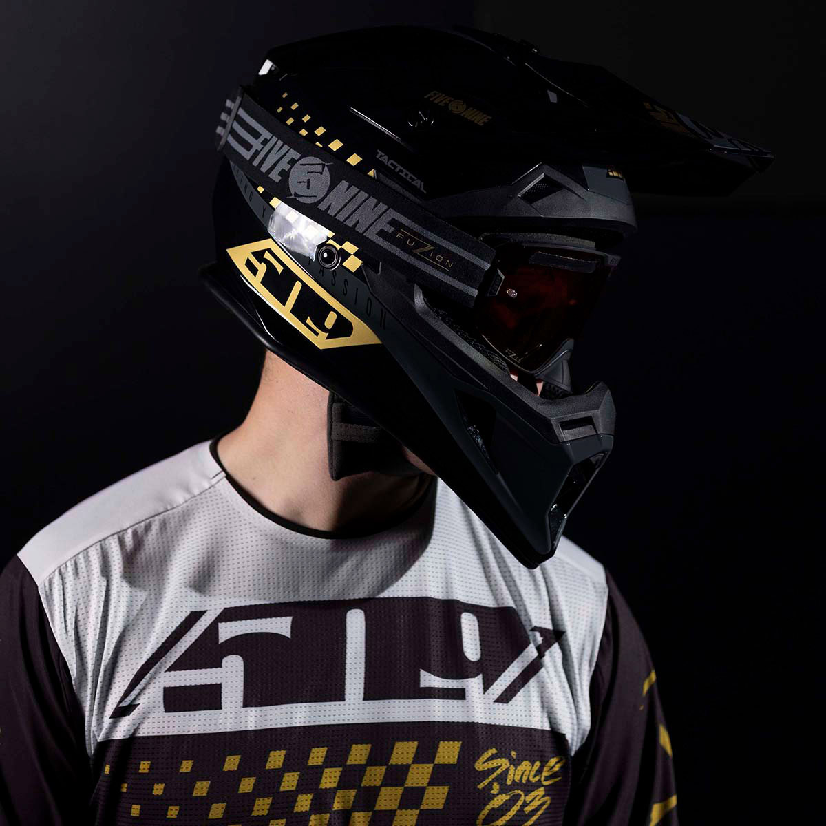 509 Tactical Offroad Helmet - Speedsta Black Gold [Limited Edition]