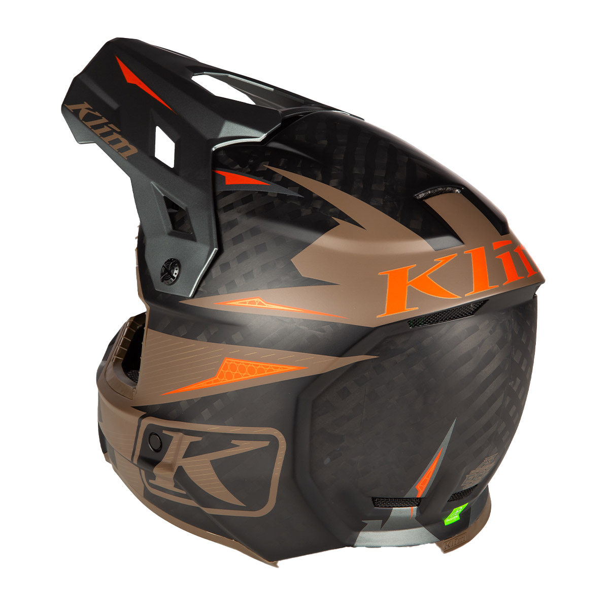 Klim F3 Carbon Pro Off-Road Helmet (ECE) - Striker Potter's Clay [Non-Current]
