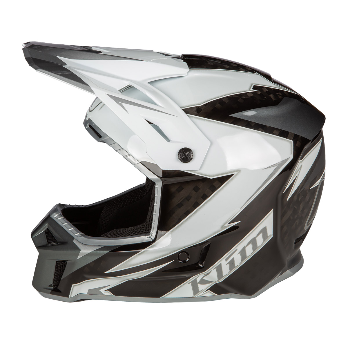 Klim F3 Carbon Off-Road Helmet (ECE) - Lightning White [Non-Current]