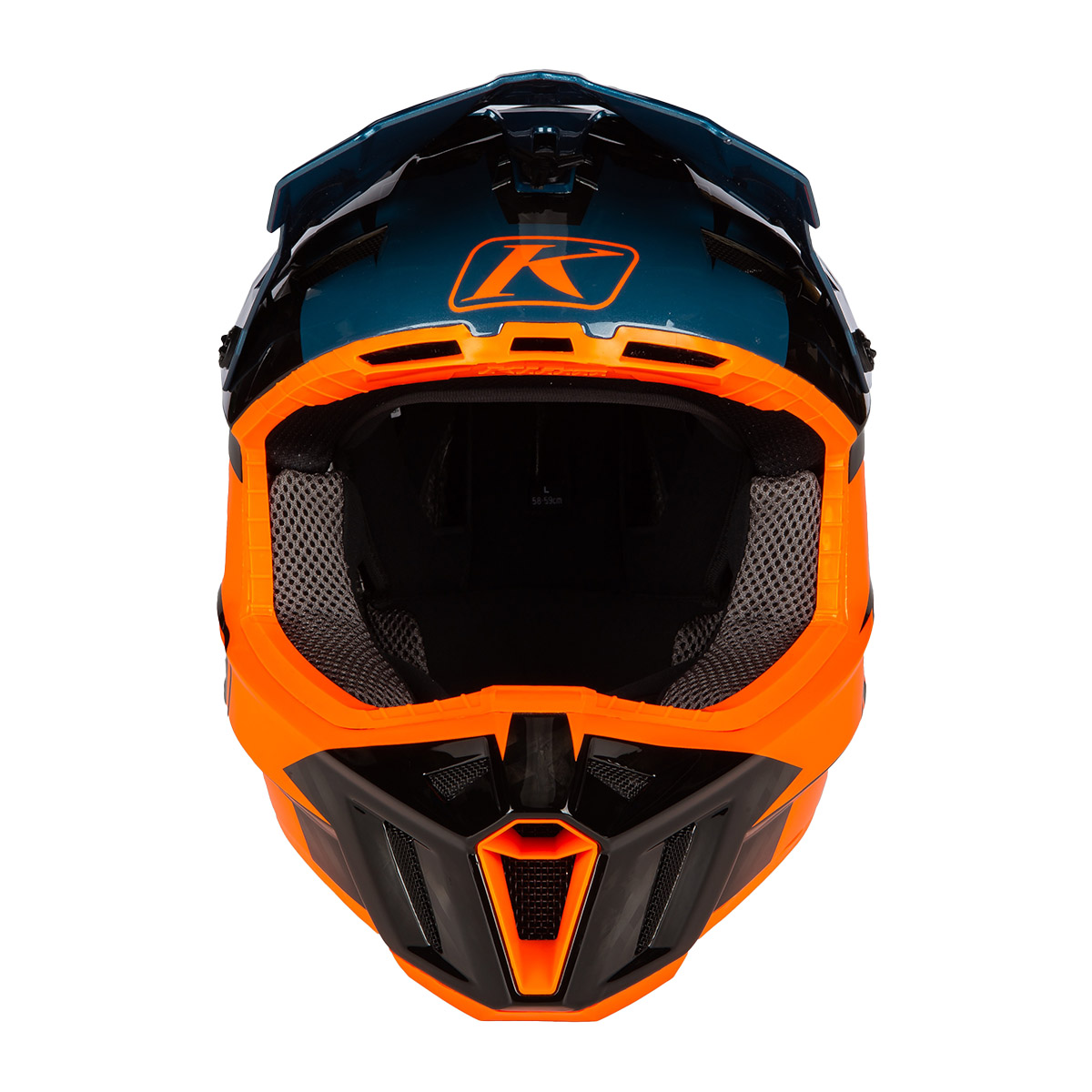 Klim F3 Carbon Pro Off-Road Helmet (ECE) - Striker Petrol Orange [Non-Current]