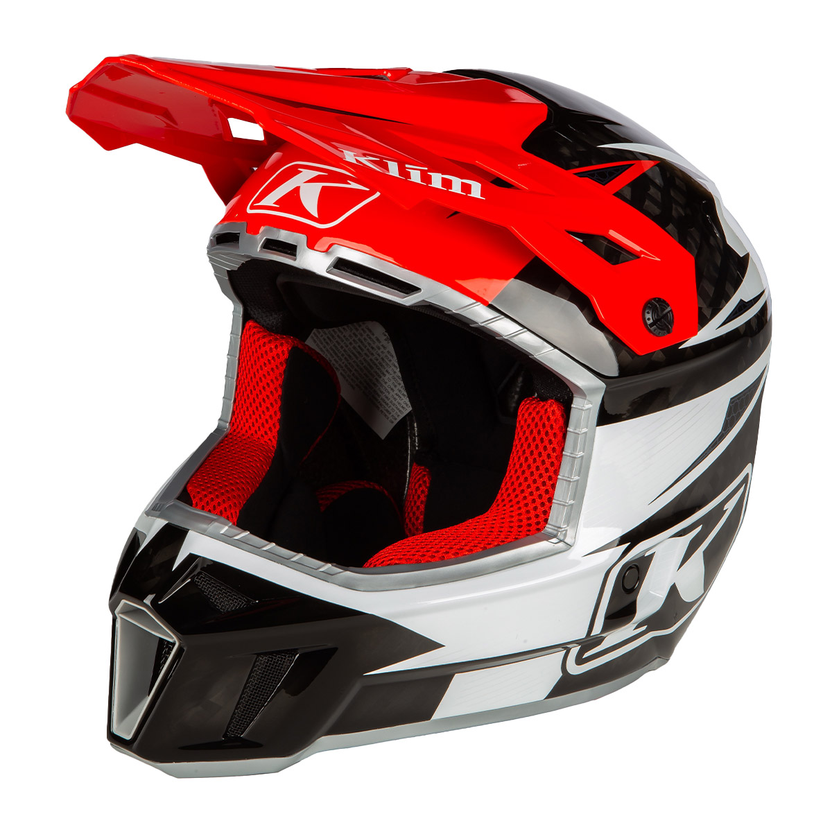 Klim F3 Carbon Pro Off-Road Helmet (ECE) - Striker Petrol Orange