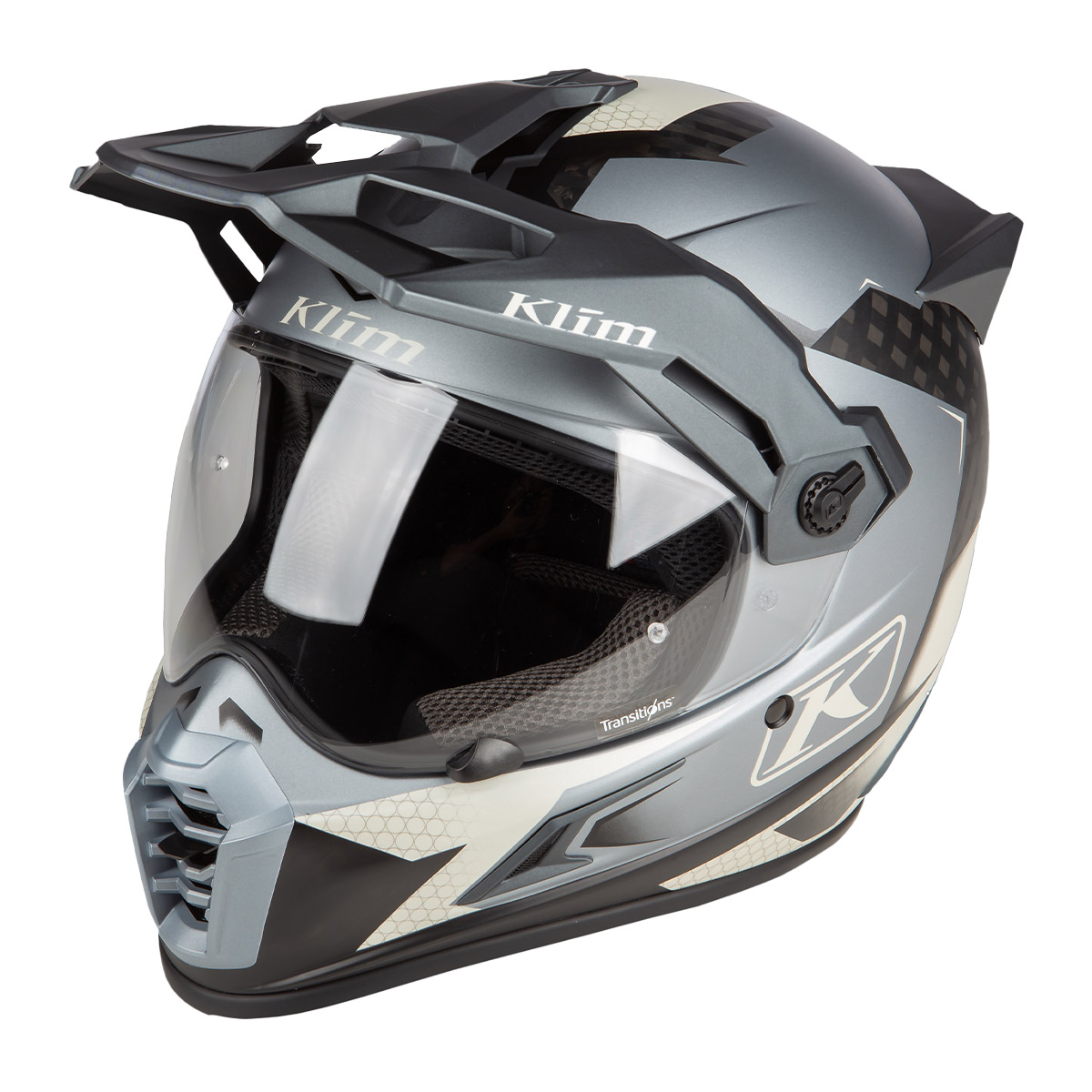 Klim Krios Pro Helmet (ECE/DOT) - Charger/Gray