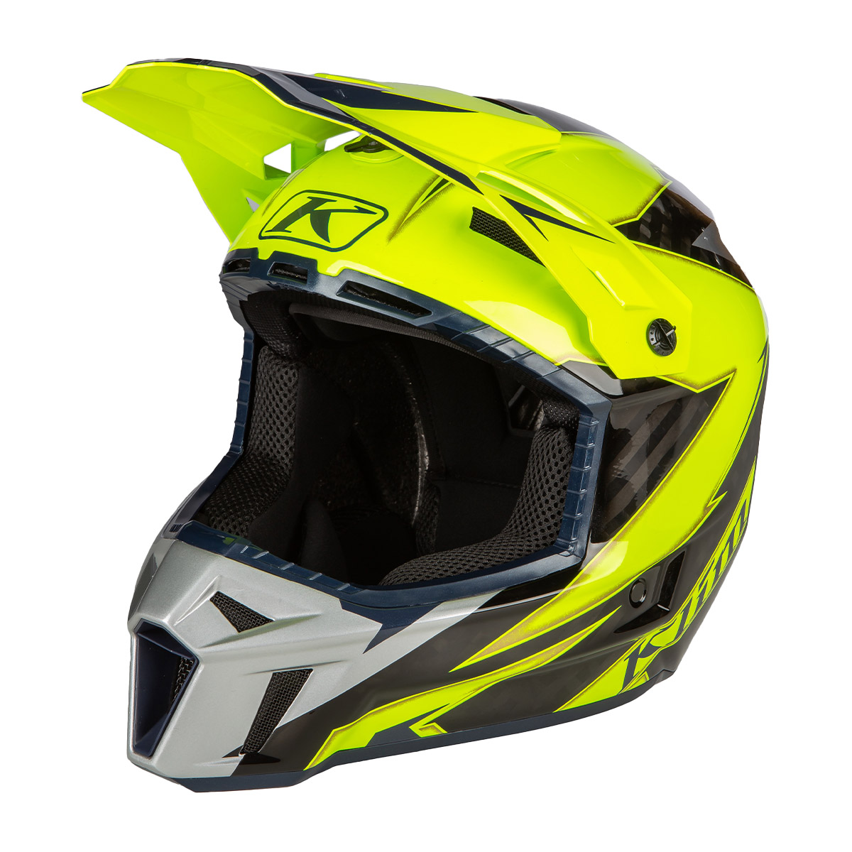 Klim F3 Carbon Off-Road Helmet (ECE) - Lightning Peyote [Non