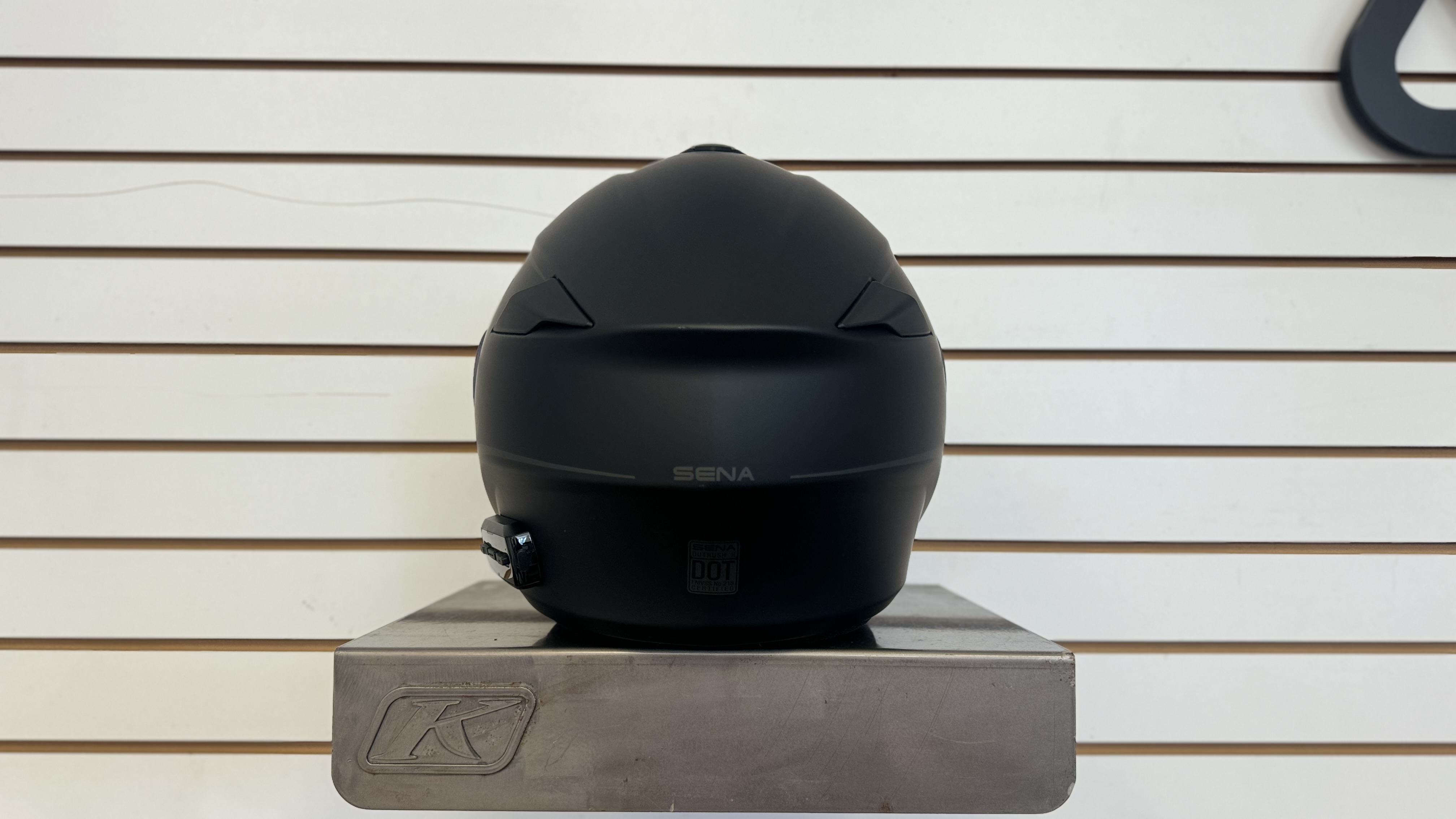SENA OUTRUSH R BLUETOOTH HELMET (X-LARGE) (MATTE BLACK) - DISPLAY MODEL