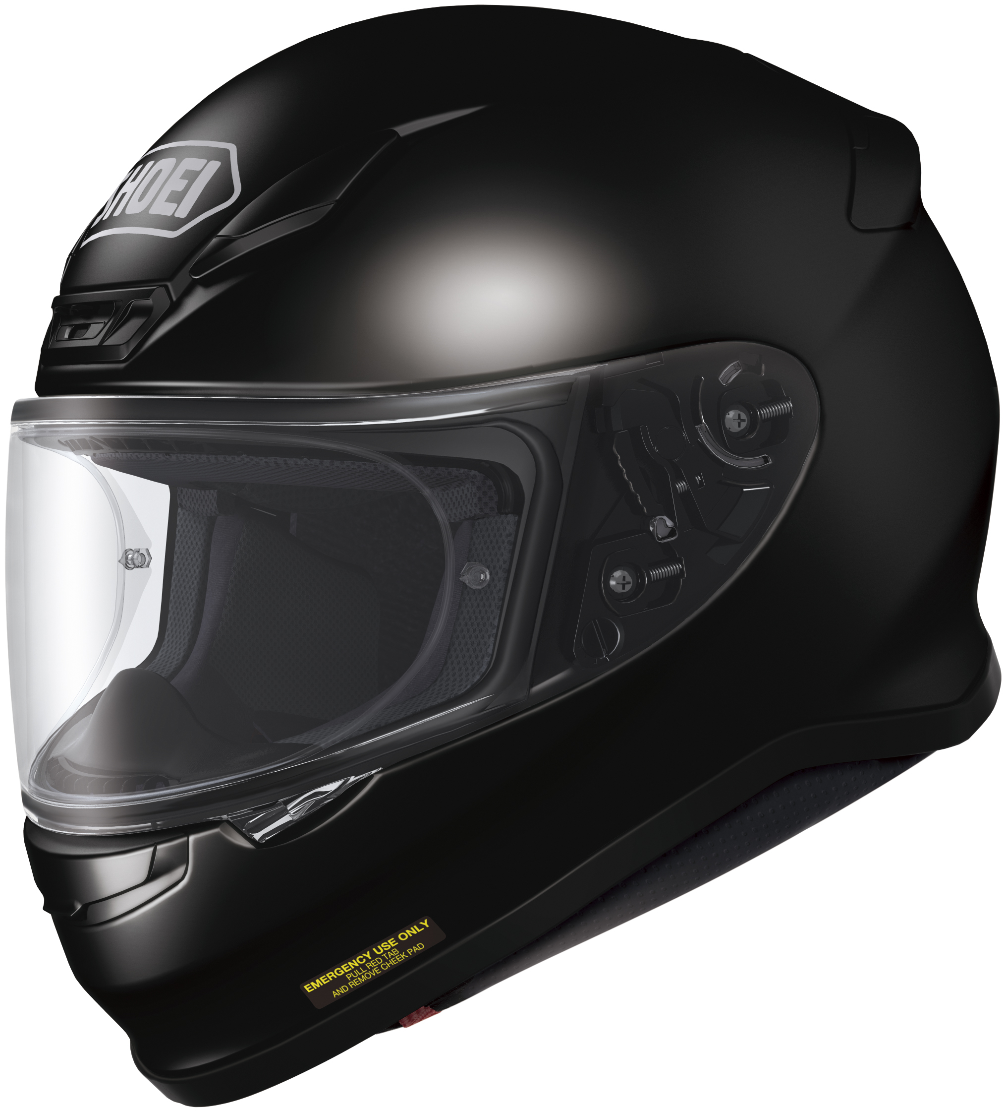 SHOEI RF-1200 BLACK MOTORCYCLE HELMET (LARGE) - USED