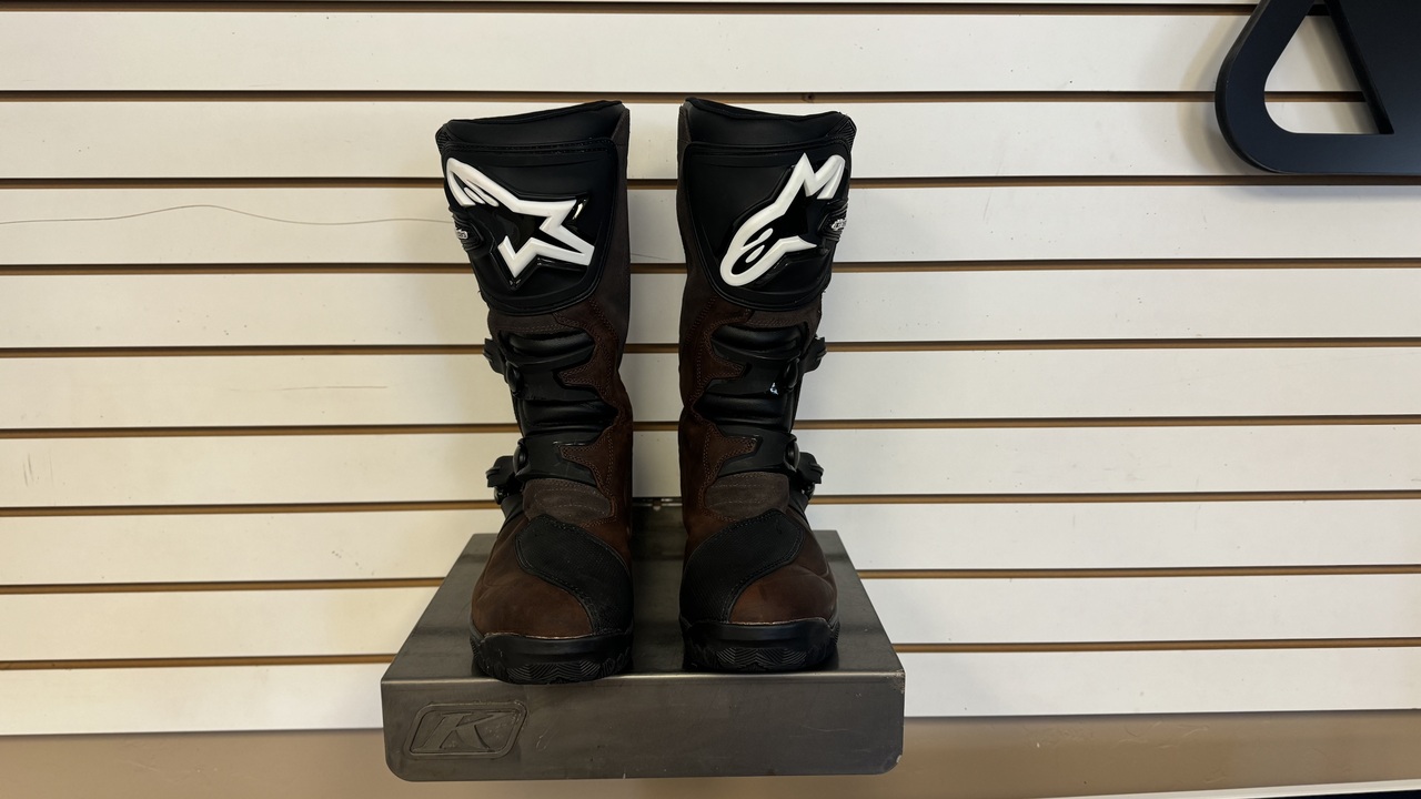 ALPINESTARS BOOT CROZAL ADV WP (BROWN) (SIZE LARGE) - DISPLAY MODEL