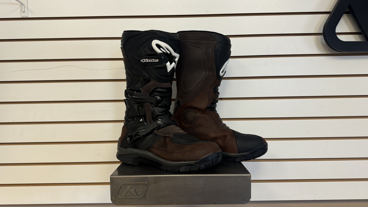 ALPINESTARS BOOT CROZAL ADV WP (BROWN) (SIZE LARGE) - DISPLAY MODEL