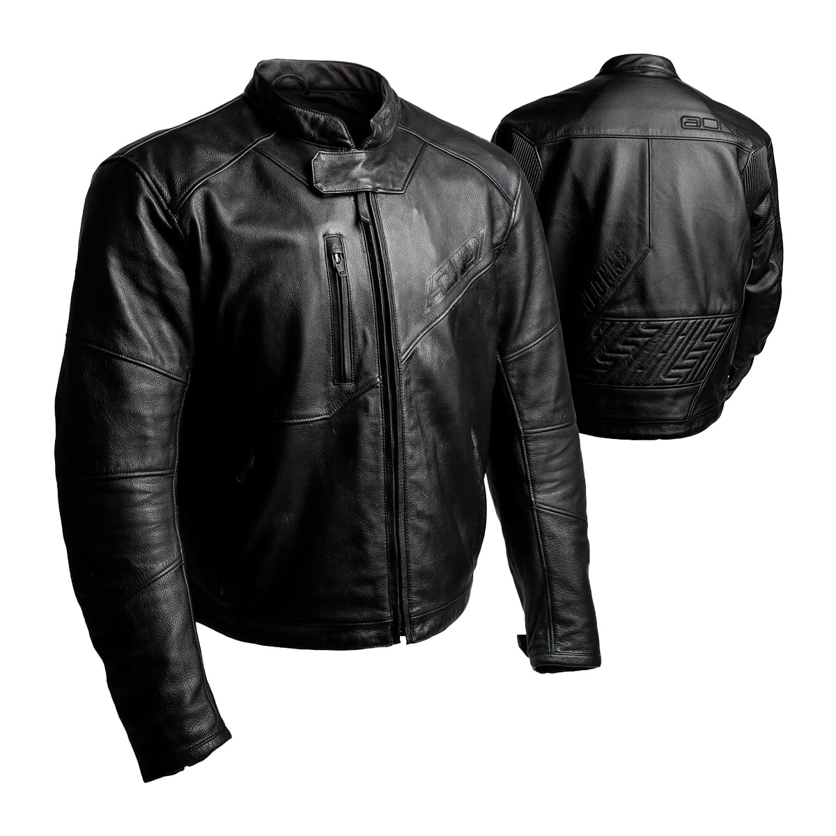 509 @One Leather Jacket - Blacktop