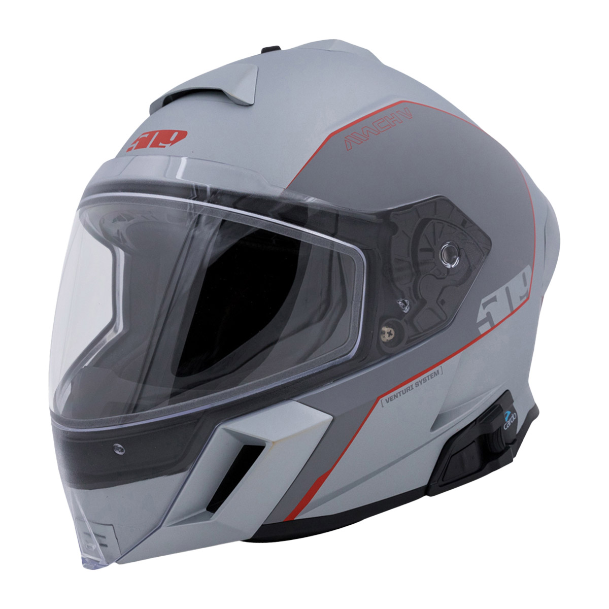 509 Mach V Commander Helmet - Redline