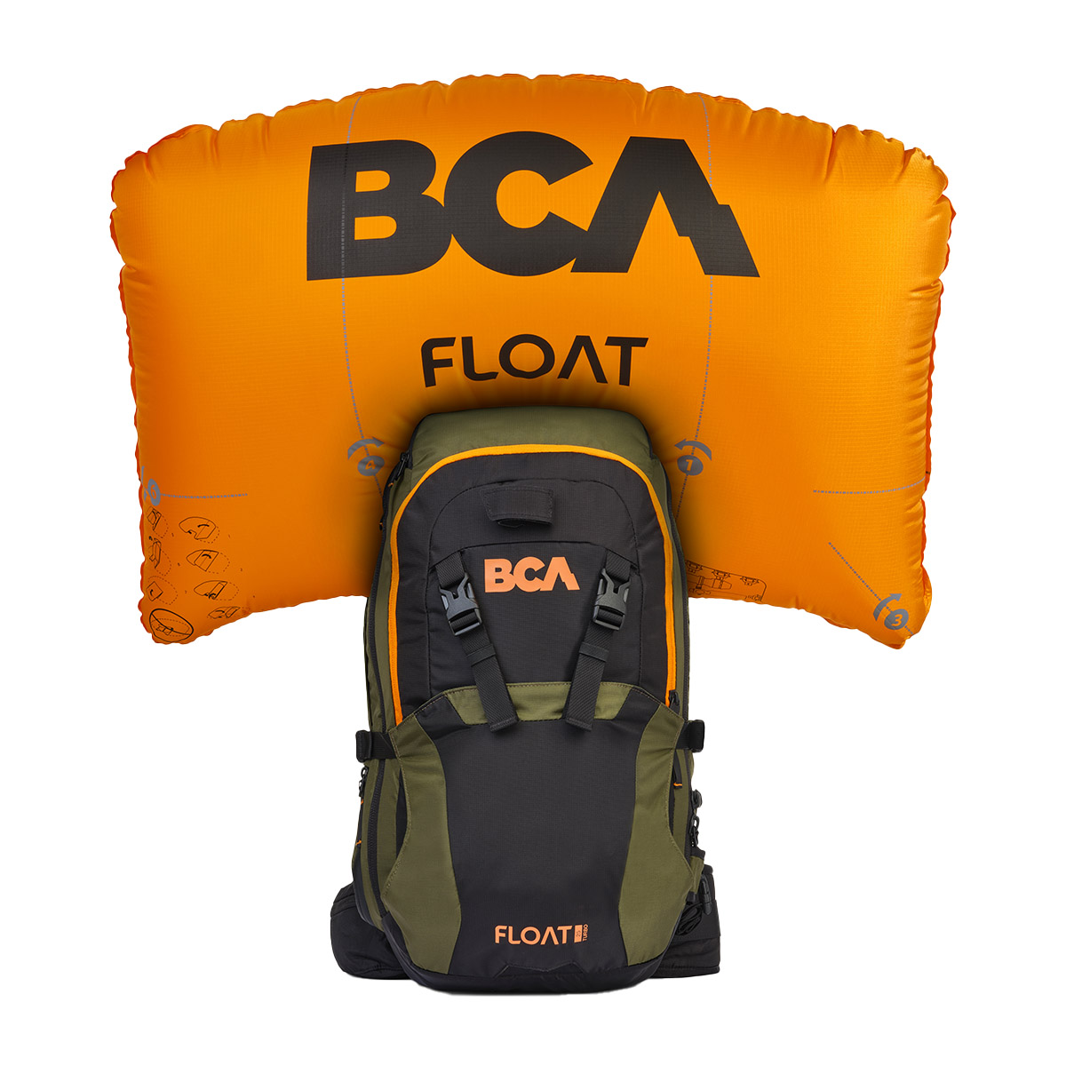 BCA Float 25 Turbo Avalanche Airbag Pack - Green