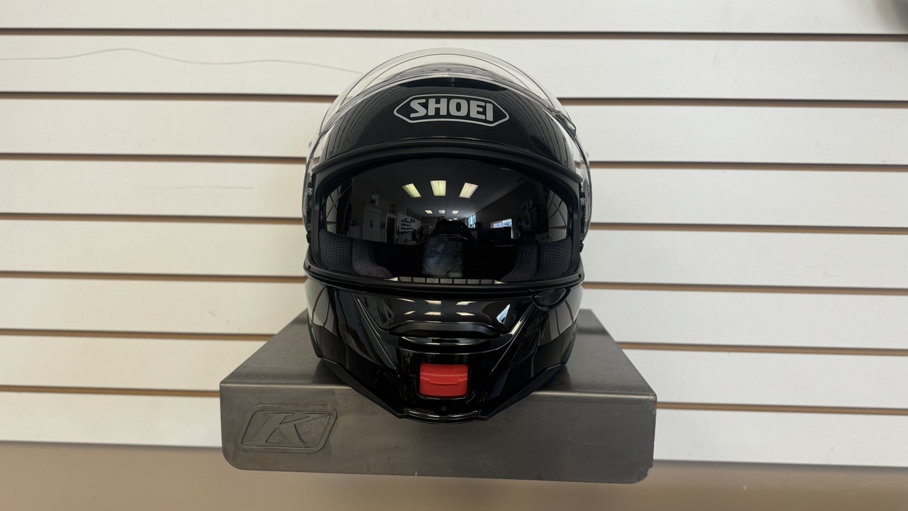 SHOEI NEOTEC II HELMET - BLACK (LARGE) - DISPLAY MODEL