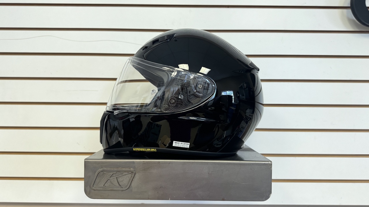 SHOEI RF-SR BLACK MOTORCYCLE HELMET (XXL) - DISPLAY MODEL
