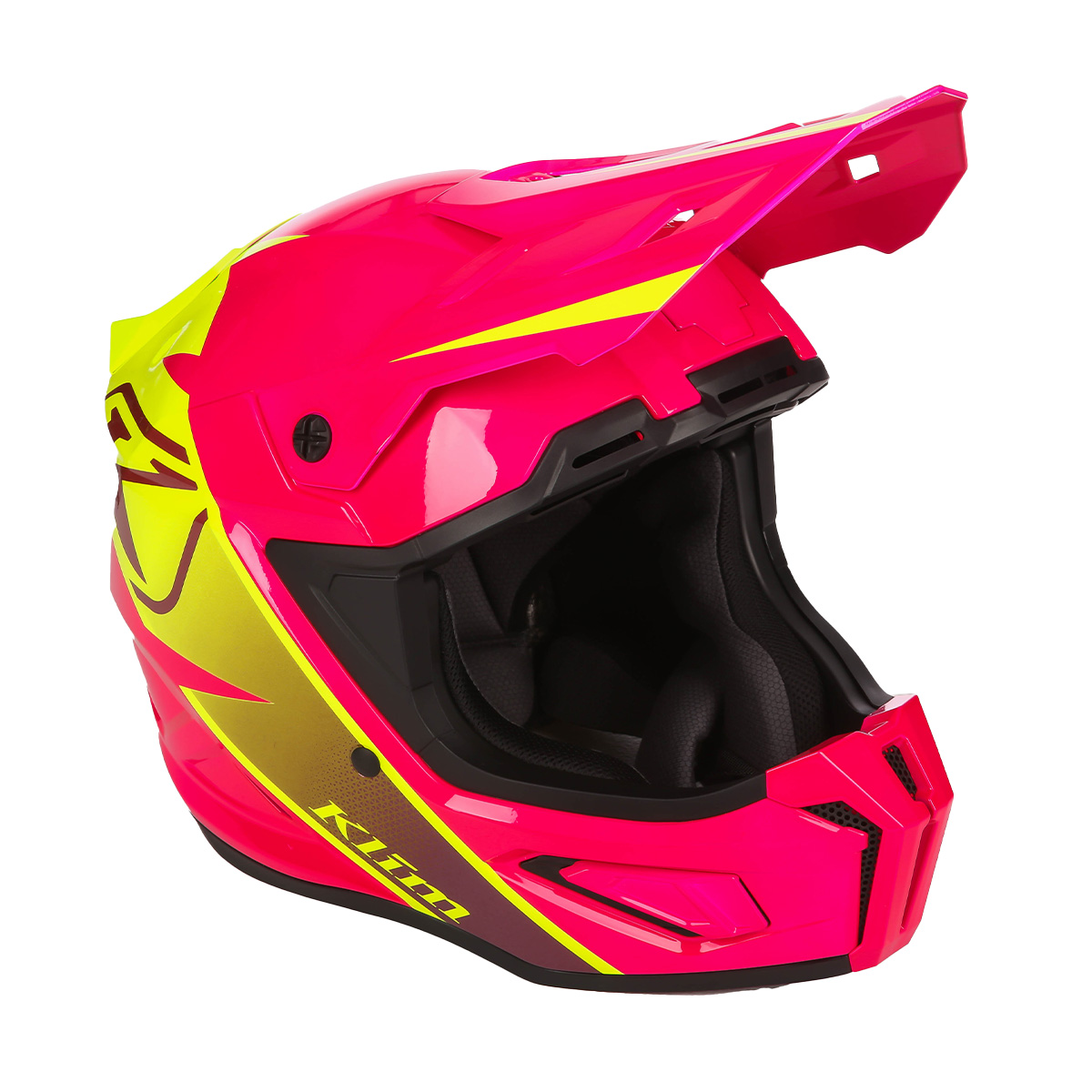 Klim Youth T1 Freeride Helmet (ECE) - Descent Pink Glow
