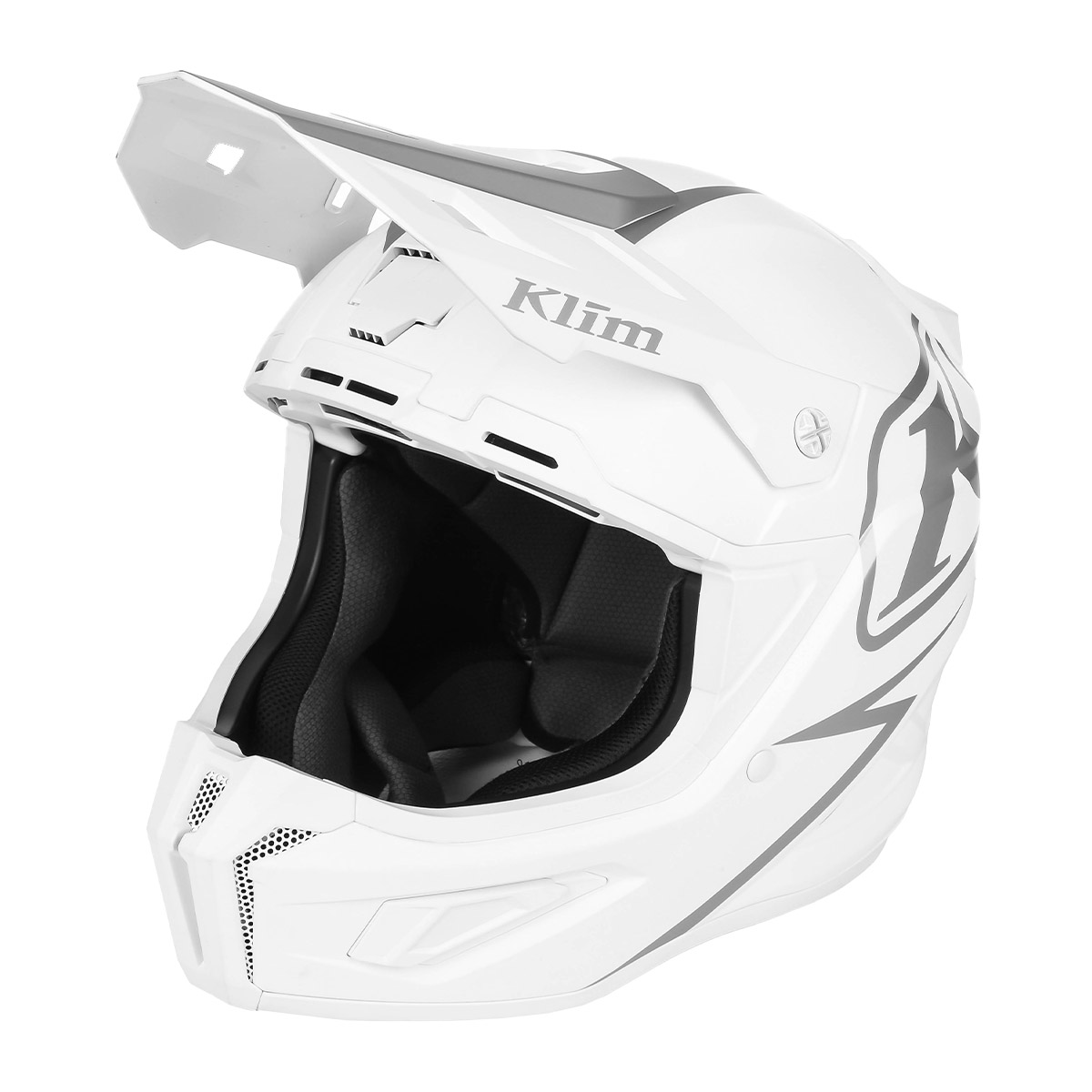 Klim T1 Freeride Helmet (ECE) - Solid Matte White