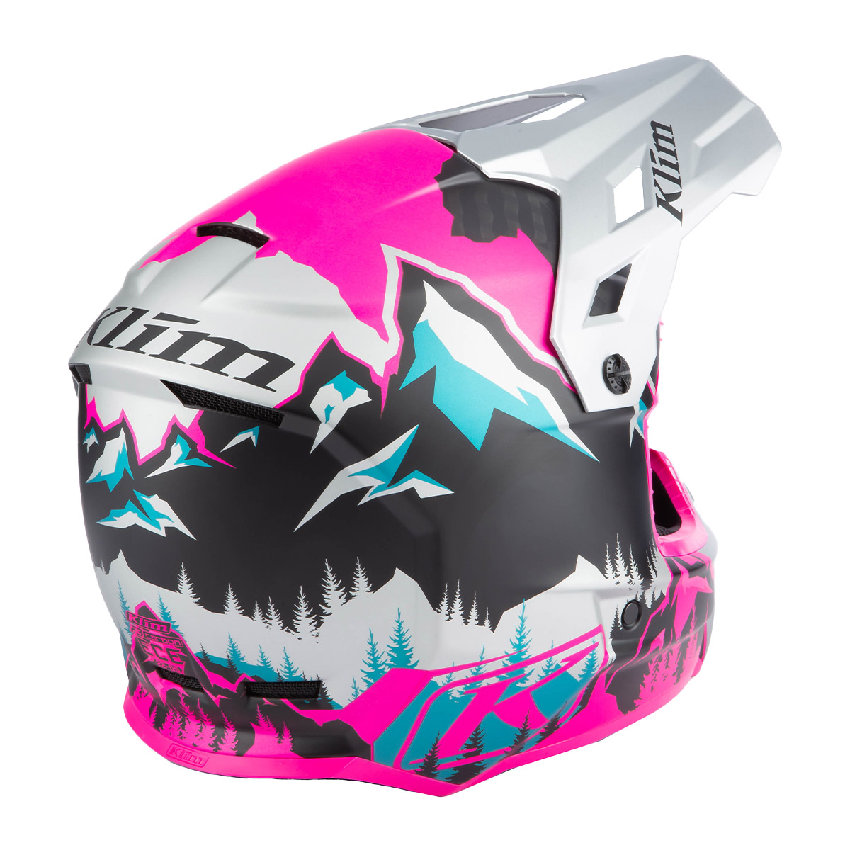 Klim F3 Carbon Helmet (ECE) - DNA Pink/High Rise