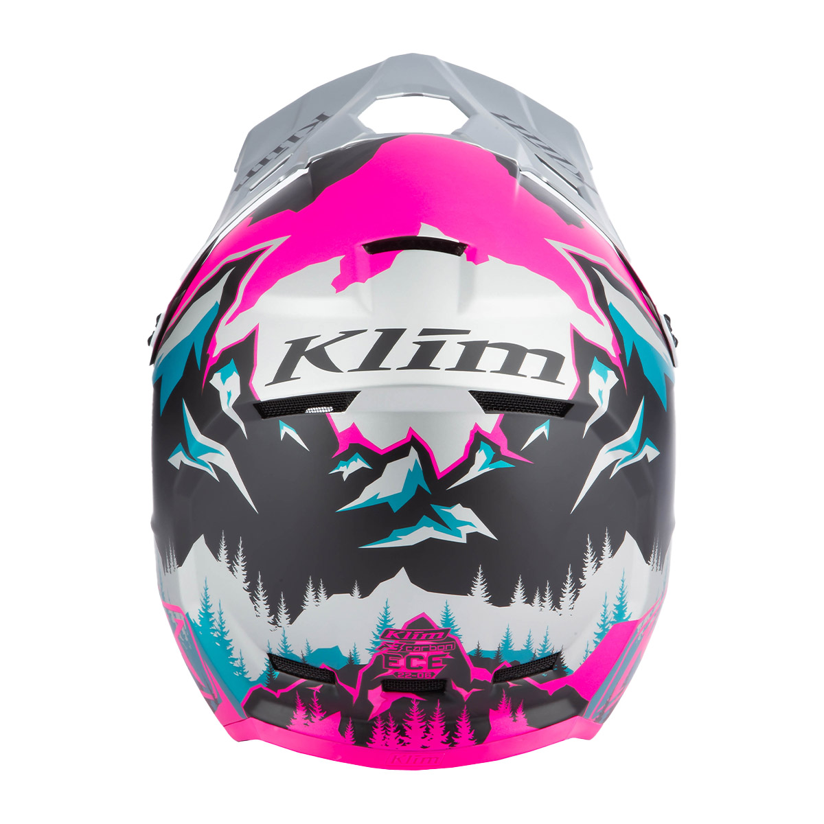 Klim F3 Carbon Helmet (ECE) - DNA Pink/High Rise