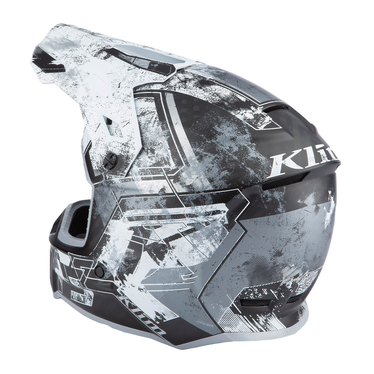Klim F3 Carbon Helmet (ECE) - Unruly Black/White