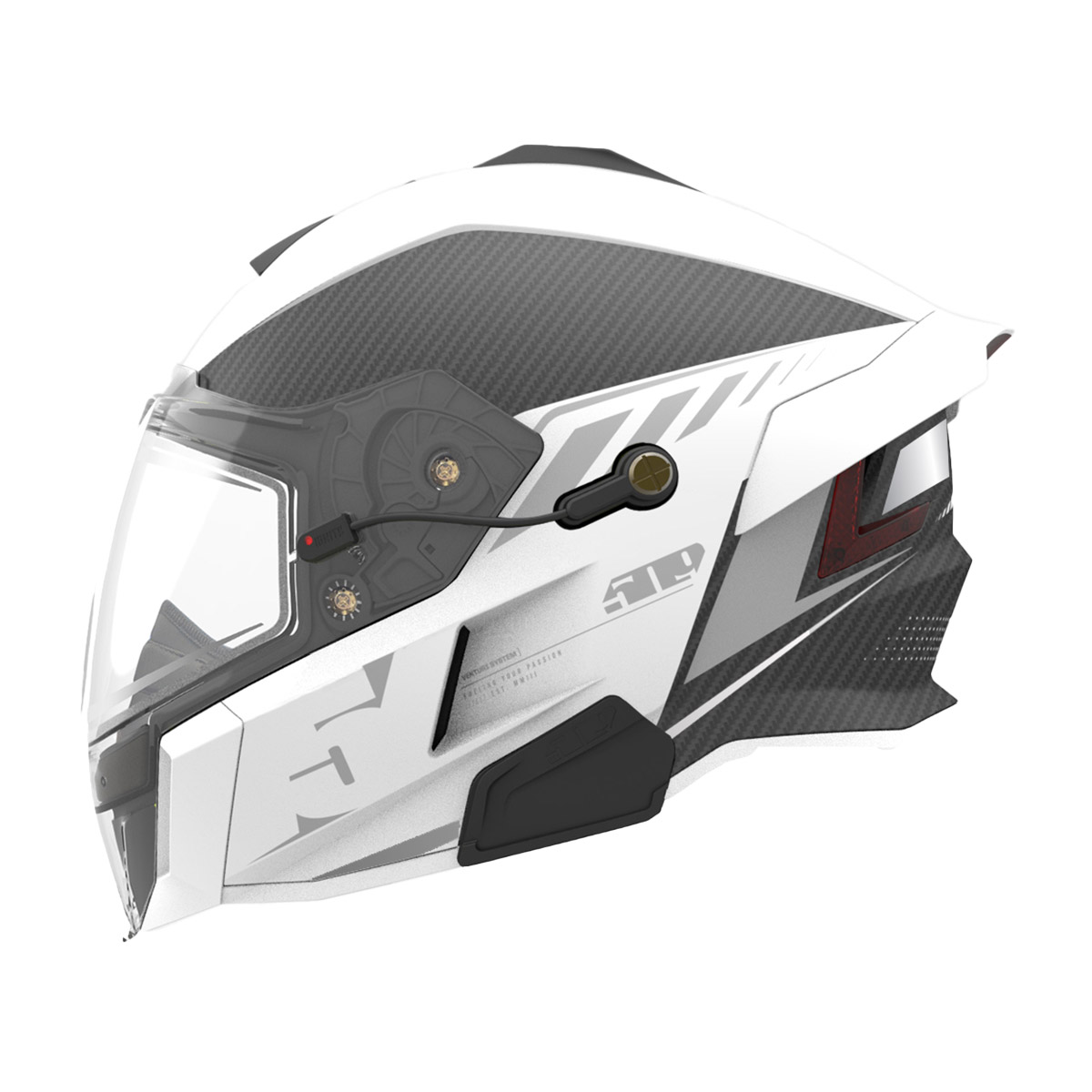 509 Delta V Carbon Commander Helmet - Stormchaser Reflect