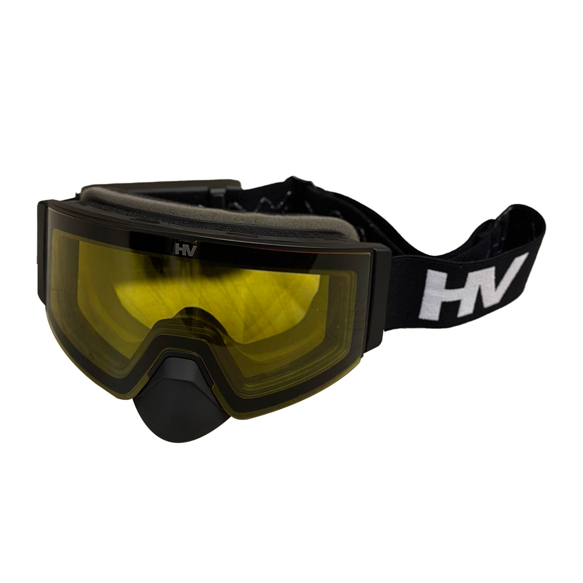 HeatVue HeatWave Heated Goggle - Black (Yellow Tint) | SnowBigDeal