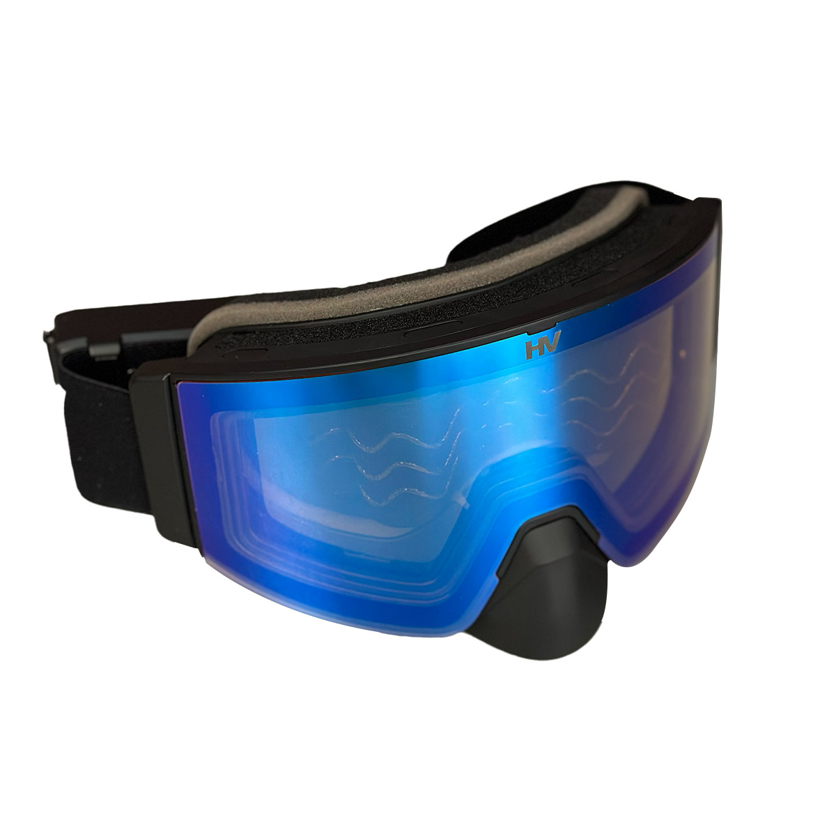 HeatVue HeatWave Heated Goggle - Black (Revo Blue/Yellow Tint)