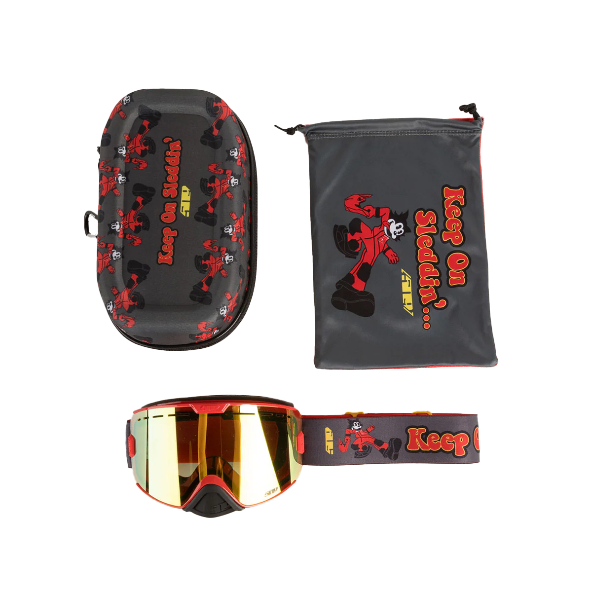 509 Kingpin Goggle Kit - Keep On Sleddin [Limited Edition]